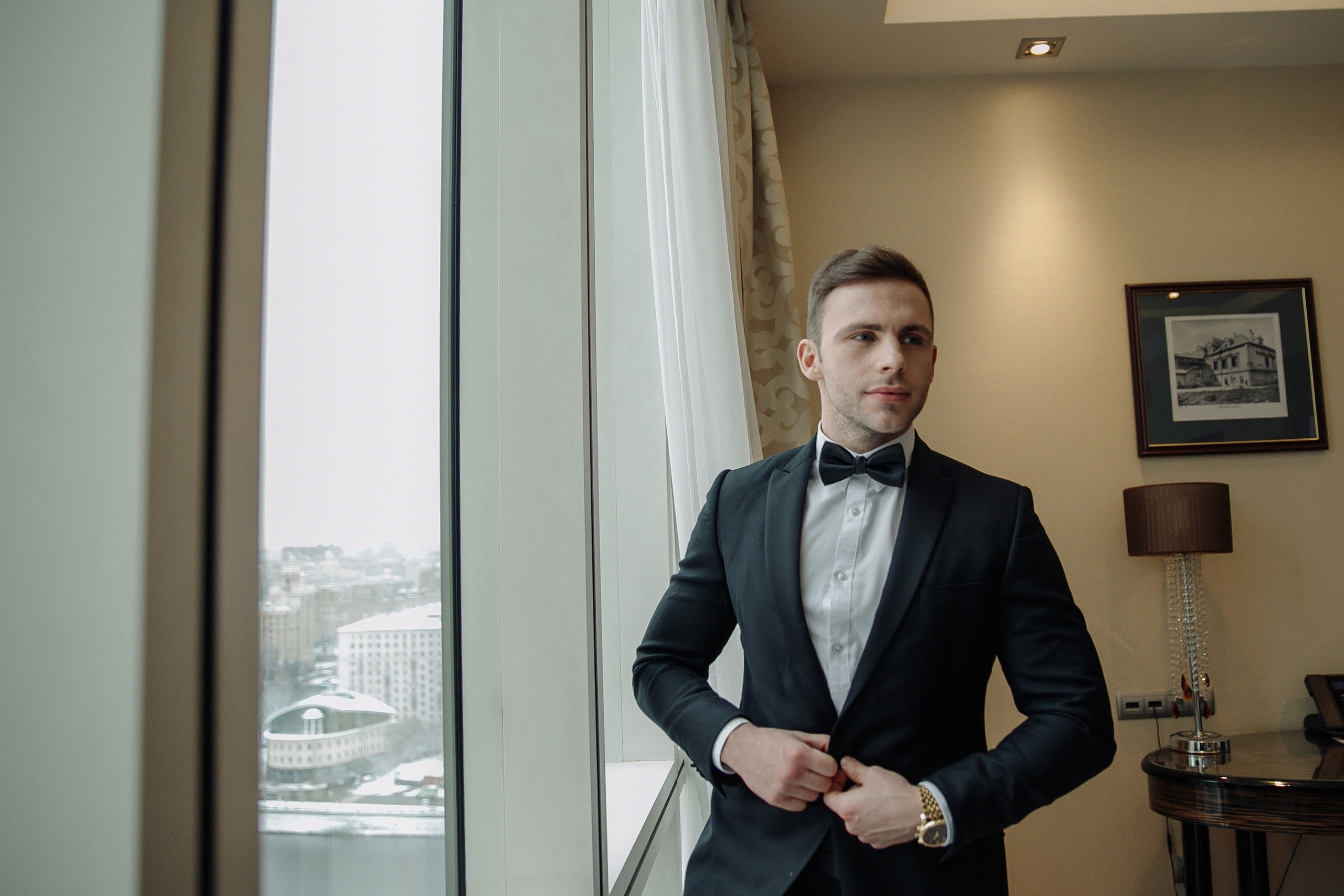 АРХИВ Олеся и Сергей в отеле Кроун ПЛАЗА. Свадебный фотограф Москва