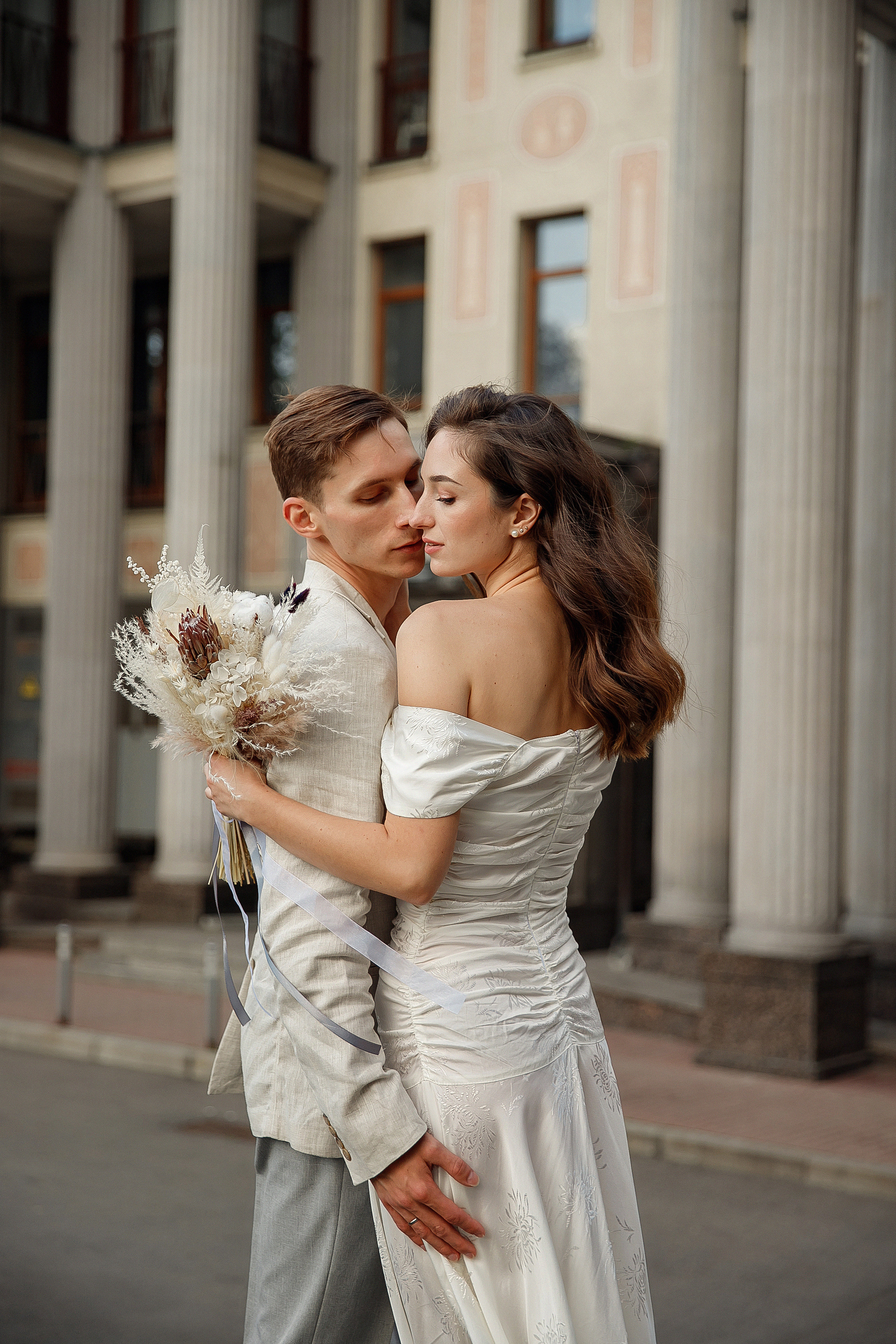 Торжественная регистрация Катерины и Виктора в усадьбе Спиридонова. Свадебный фотограф Москва