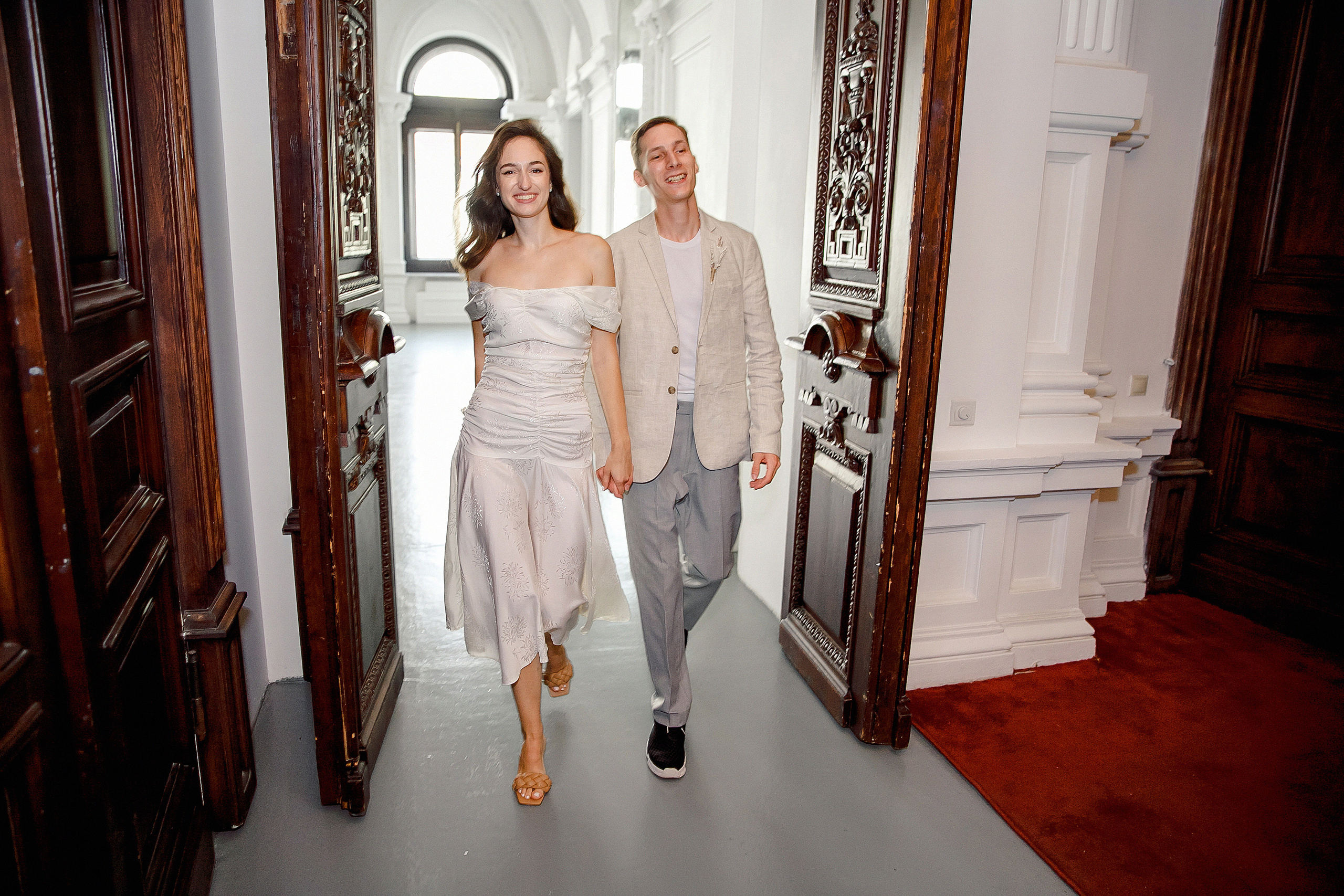 Торжественная регистрация Катерины и Виктора в усадьбе Спиридонова. Свадебный фотограф Москва