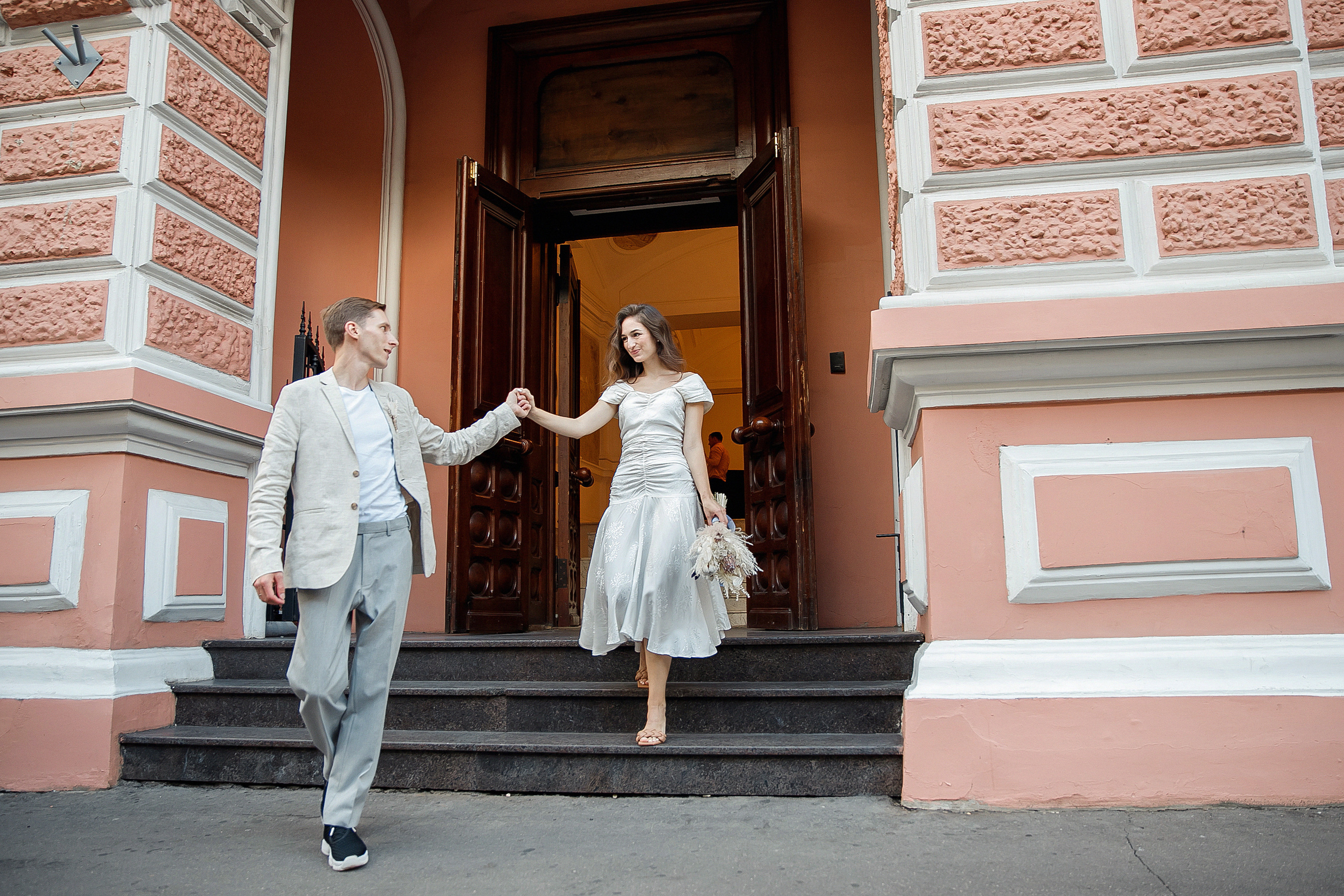 Торжественная регистрация Катерины и Виктора в усадьбе Спиридонова. Свадебный фотограф Москва