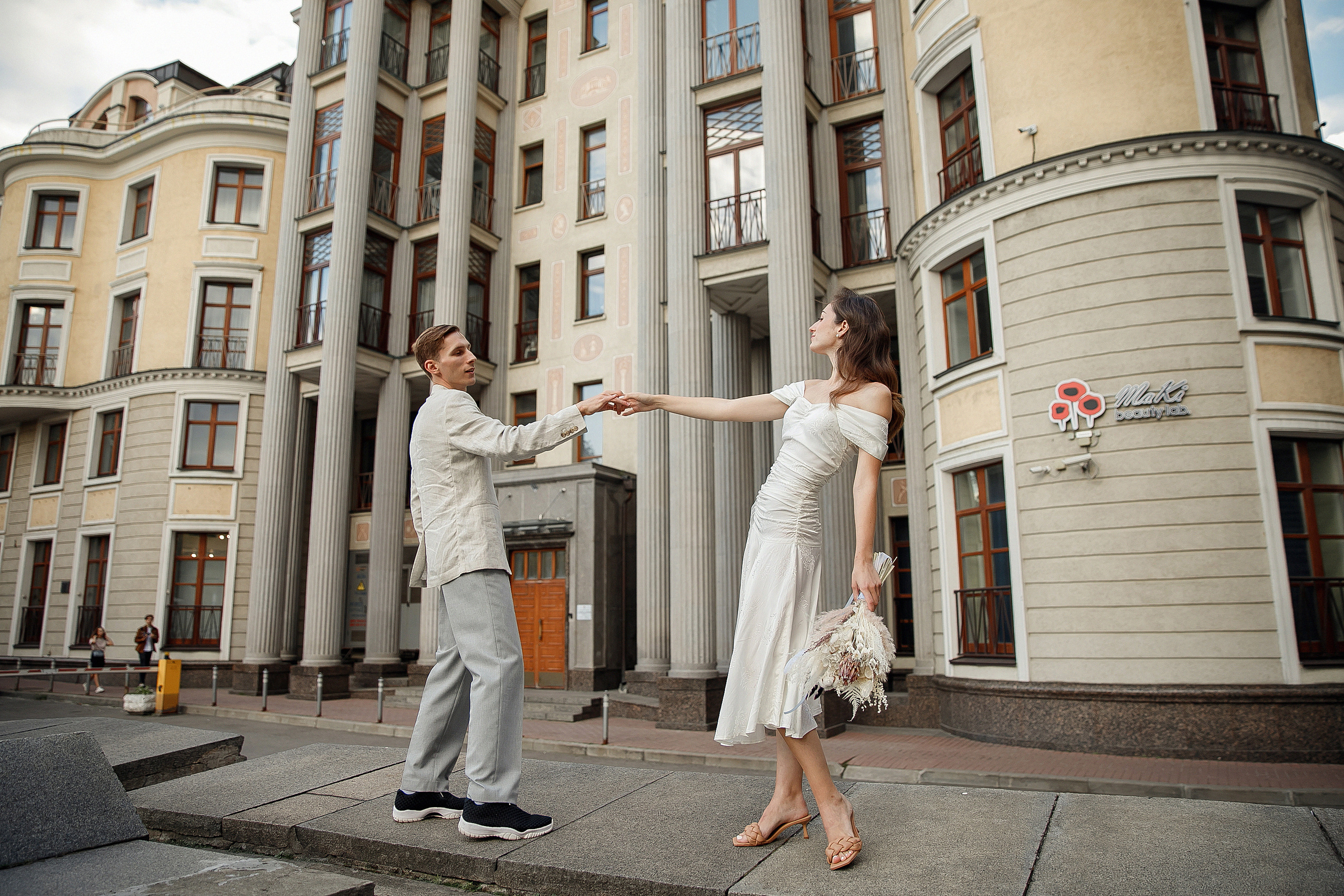 Торжественная регистрация Катерины и Виктора в усадьбе Спиридонова. Свадебный фотограф Москва