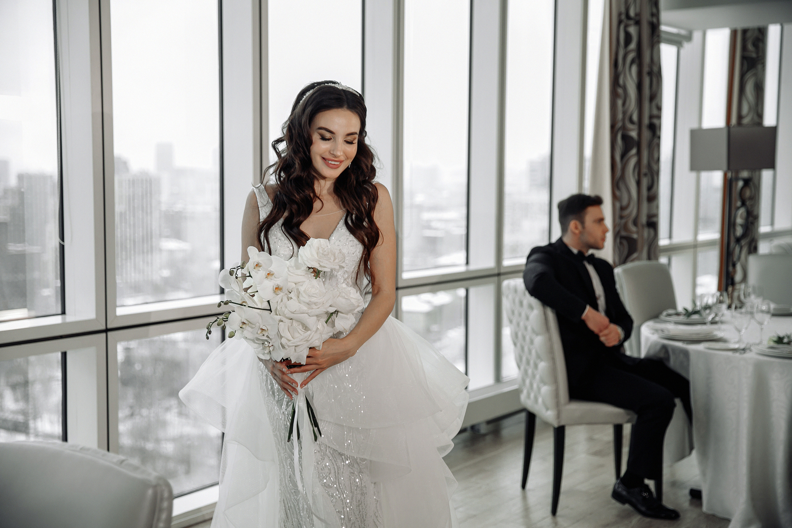 АРХИВ Олеся и Сергей в отеле Кроун ПЛАЗА. Свадебный фотограф Москва
