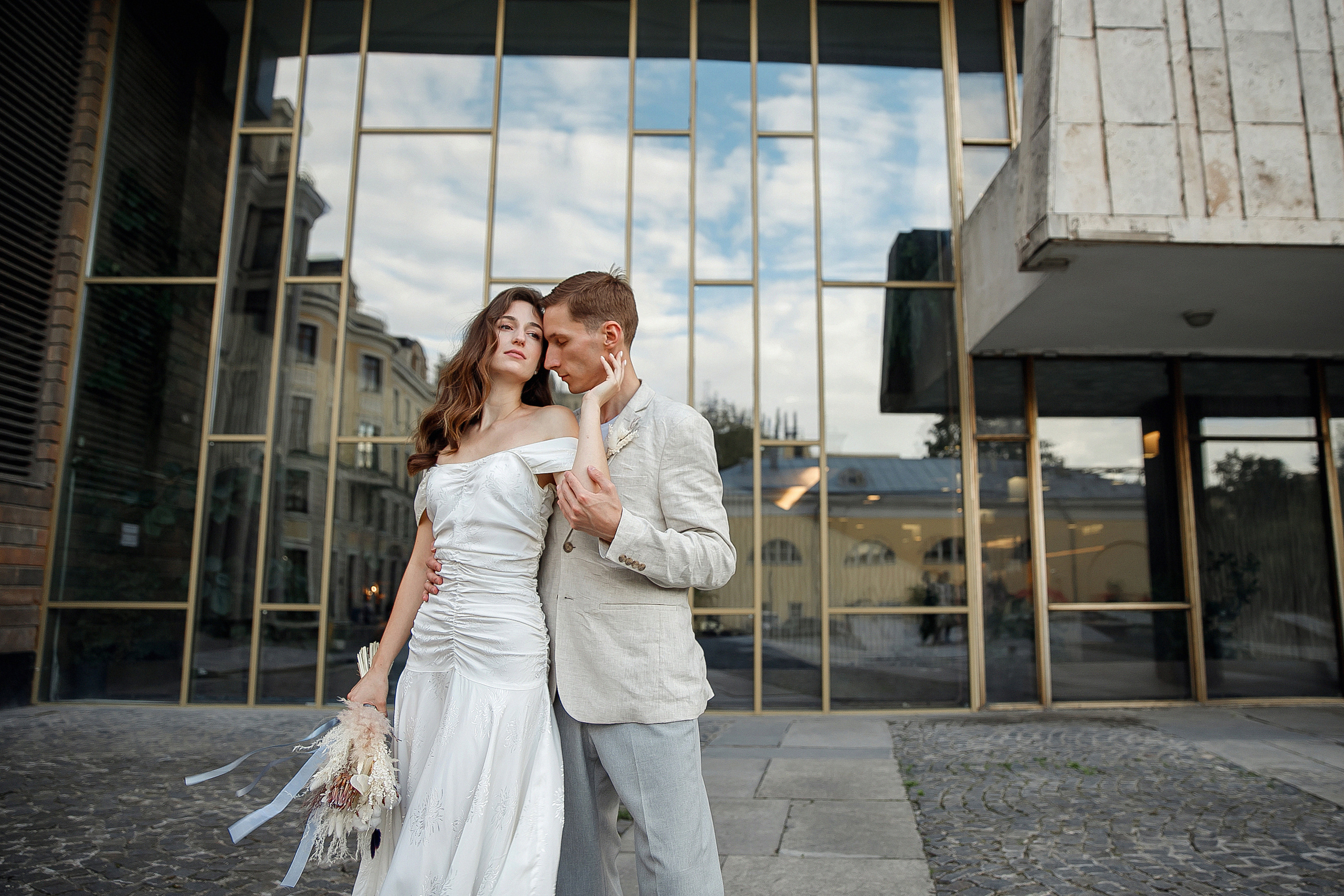 Торжественная регистрация Катерины и Виктора в усадьбе Спиридонова. Свадебный фотограф Москва