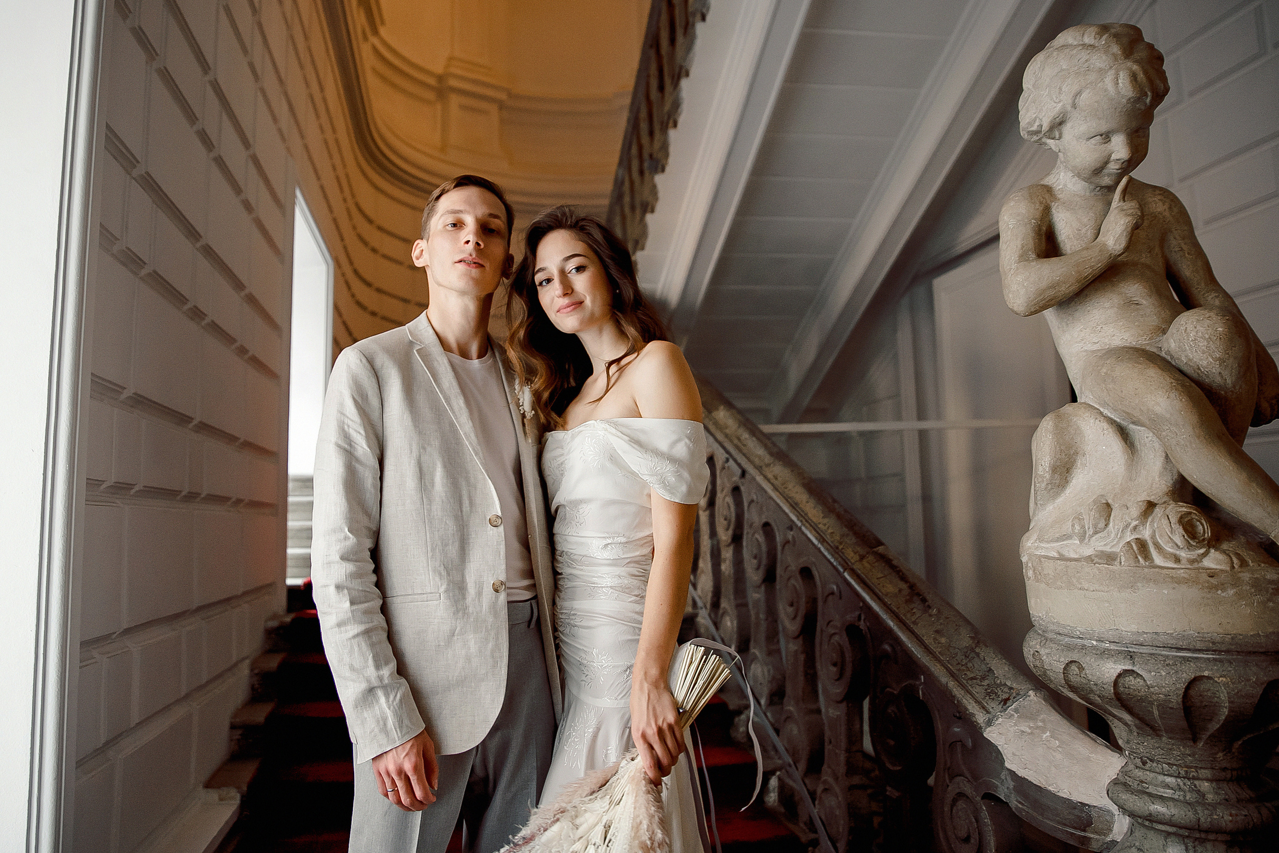 Торжественная регистрация Катерины и Виктора в усадьбе Спиридонова. Свадебный фотограф Москва