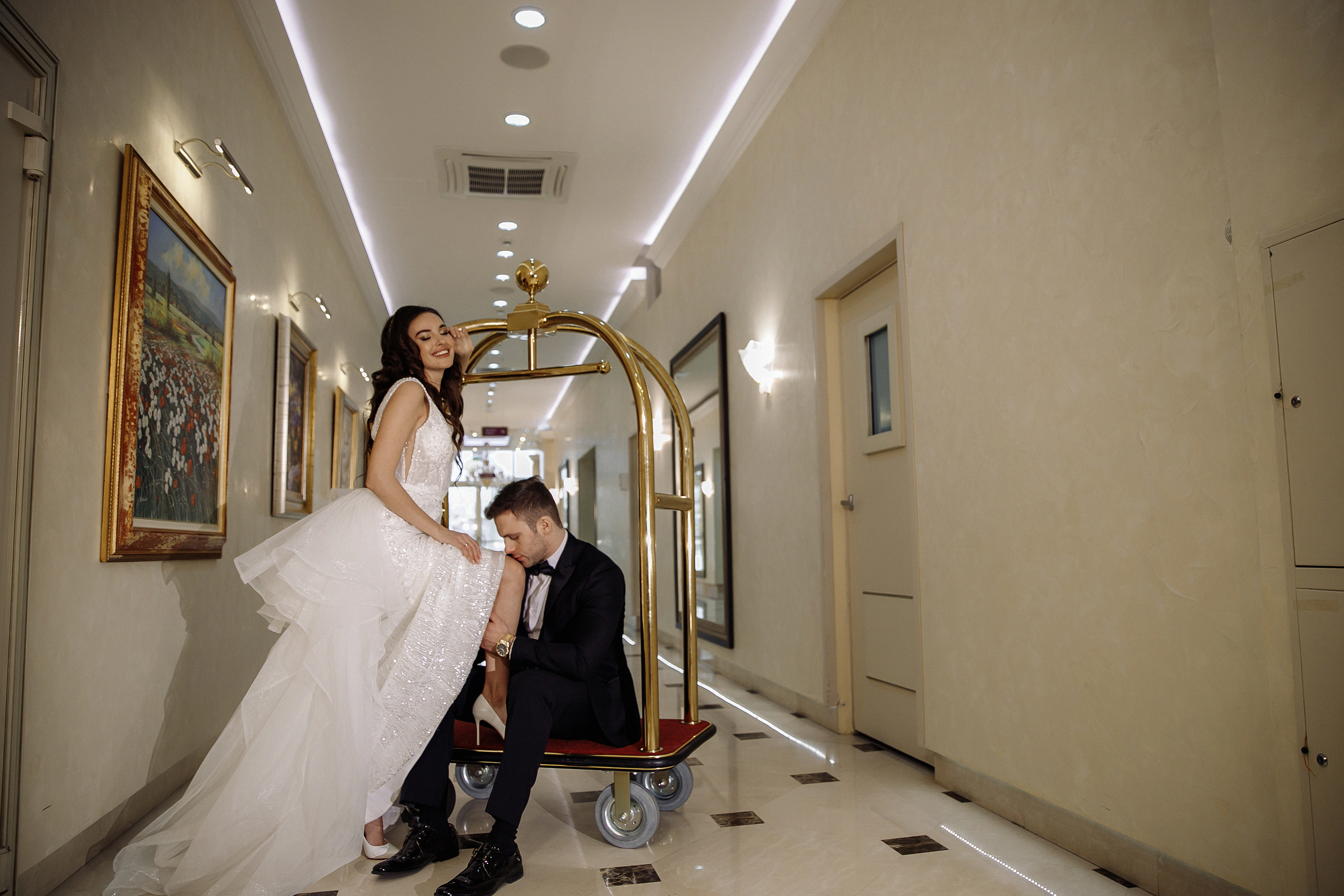 АРХИВ Олеся и Сергей в отеле Кроун ПЛАЗА. Свадебный фотограф Москва
