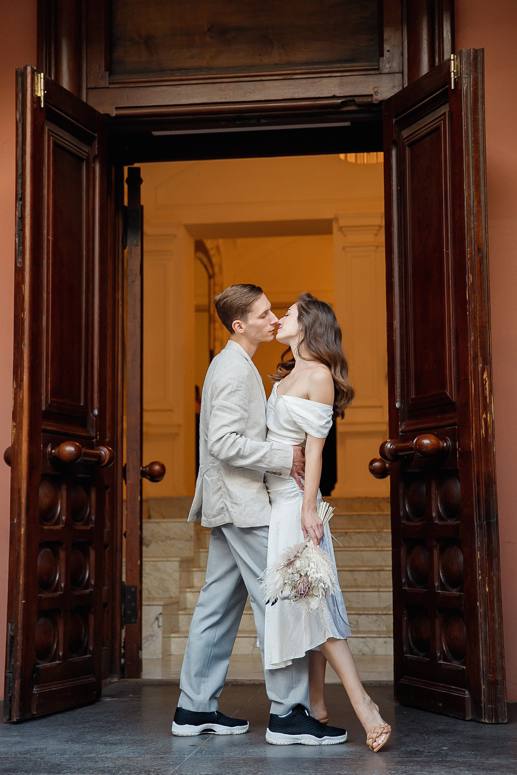 Торжественная регистрация Катерины и Виктора в усадьбе Спиридонова. Свадебный фотограф Москва