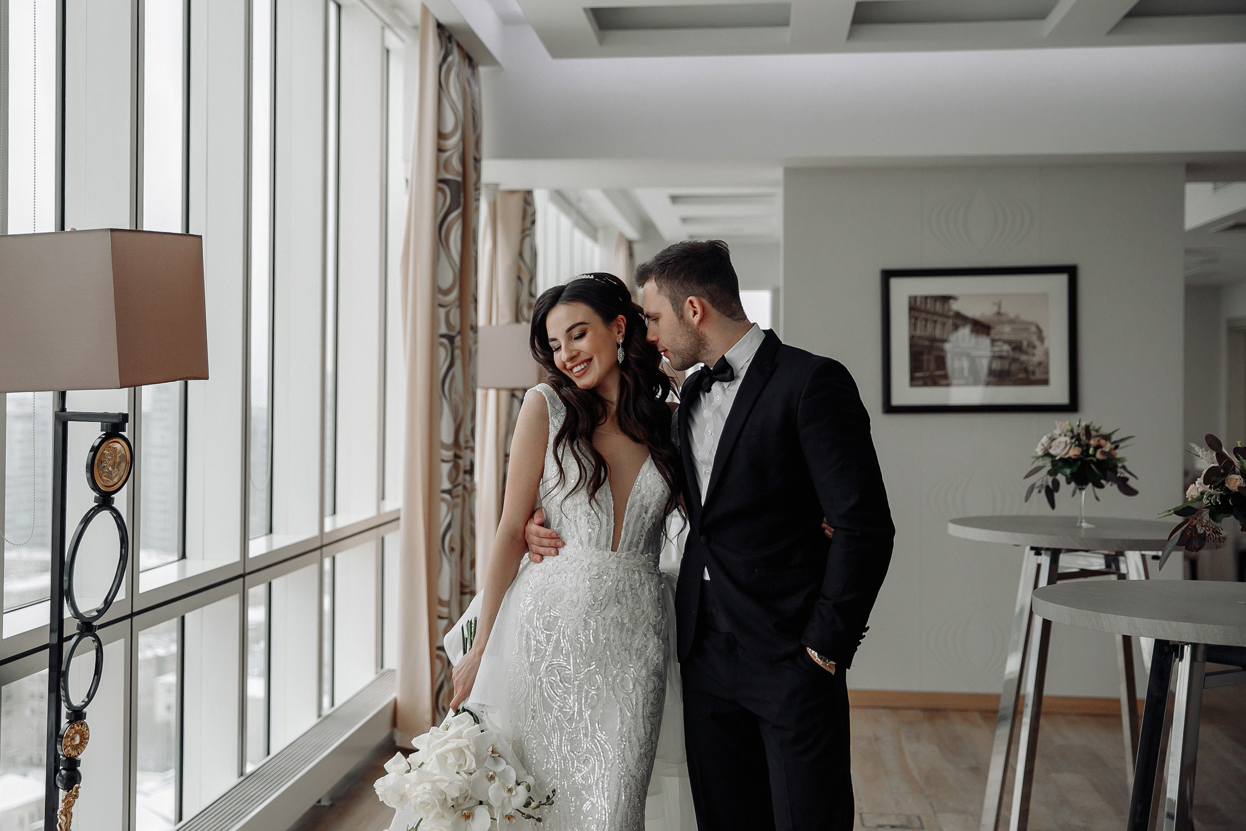 АРХИВ Олеся и Сергей в отеле Кроун ПЛАЗА. Свадебный фотограф Москва