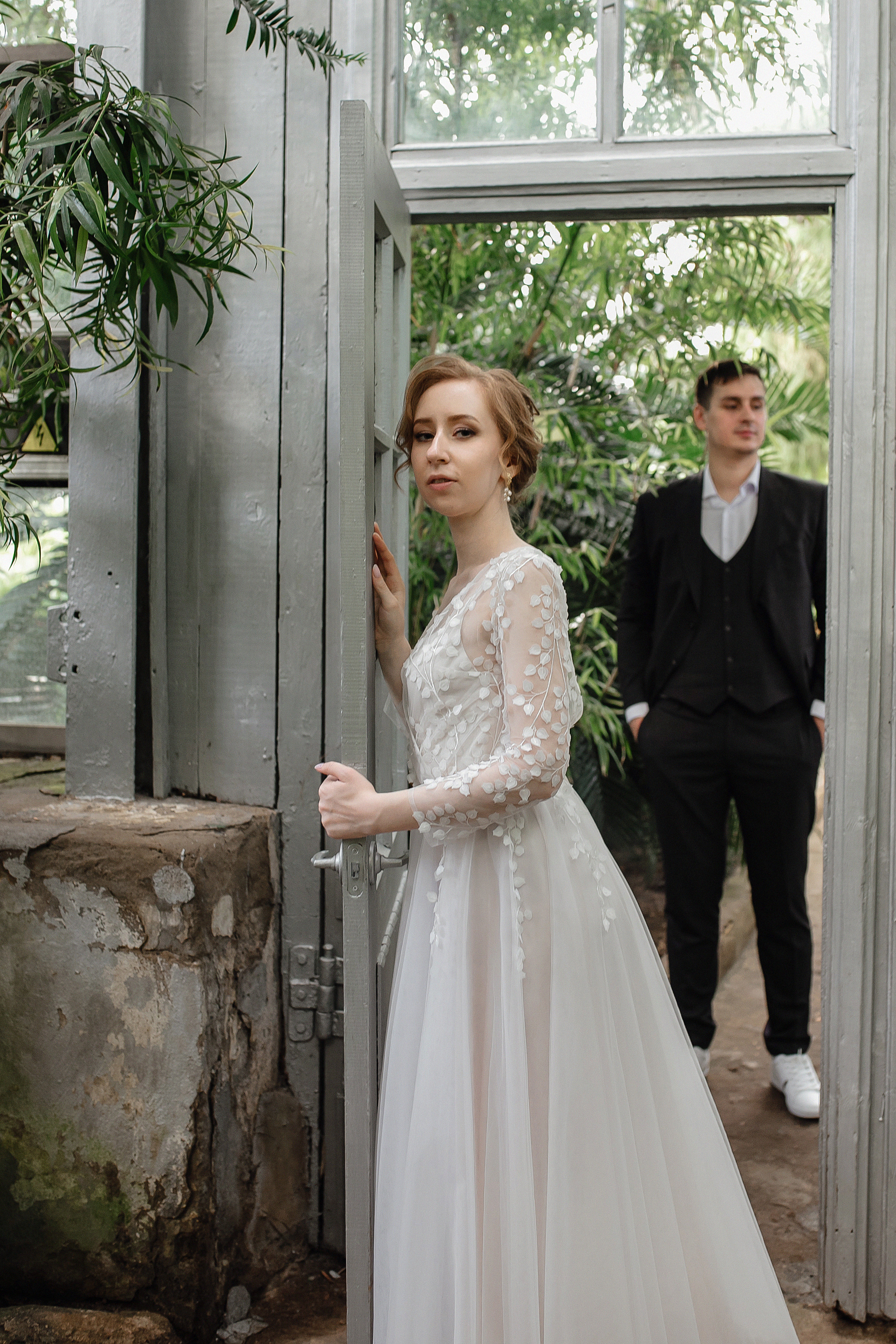 АРХИВ Елена и Антон. Ботанический САД. Свадебный фотограф Москва