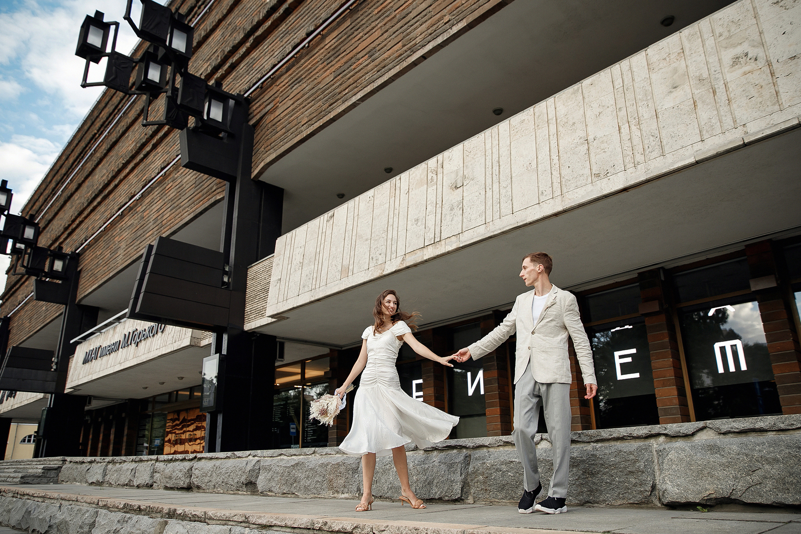 Торжественная регистрация Катерины и Виктора в усадьбе Спиридонова. Свадебный фотограф Москва