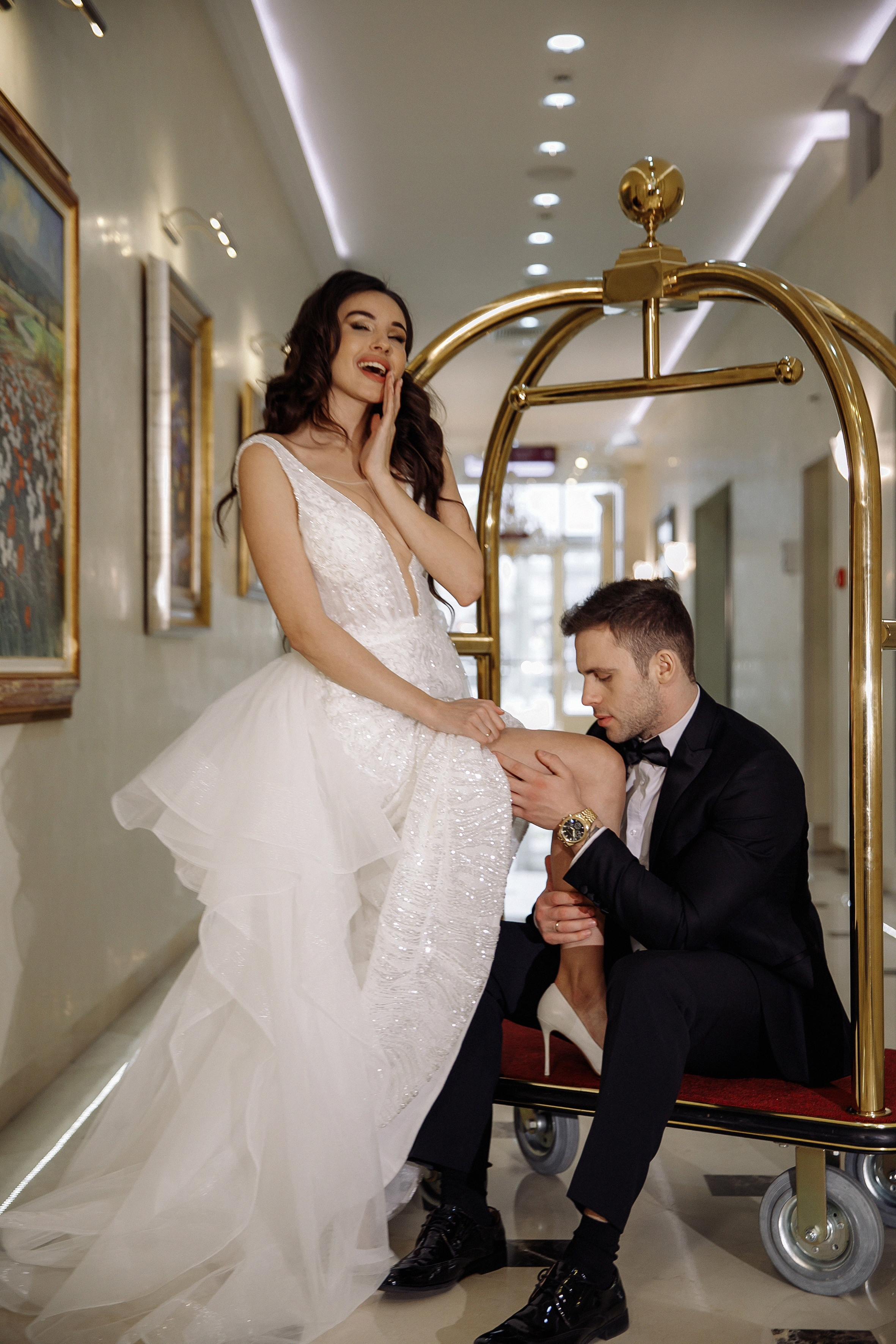 АРХИВ Олеся и Сергей в отеле Кроун ПЛАЗА. Свадебный фотограф Москва