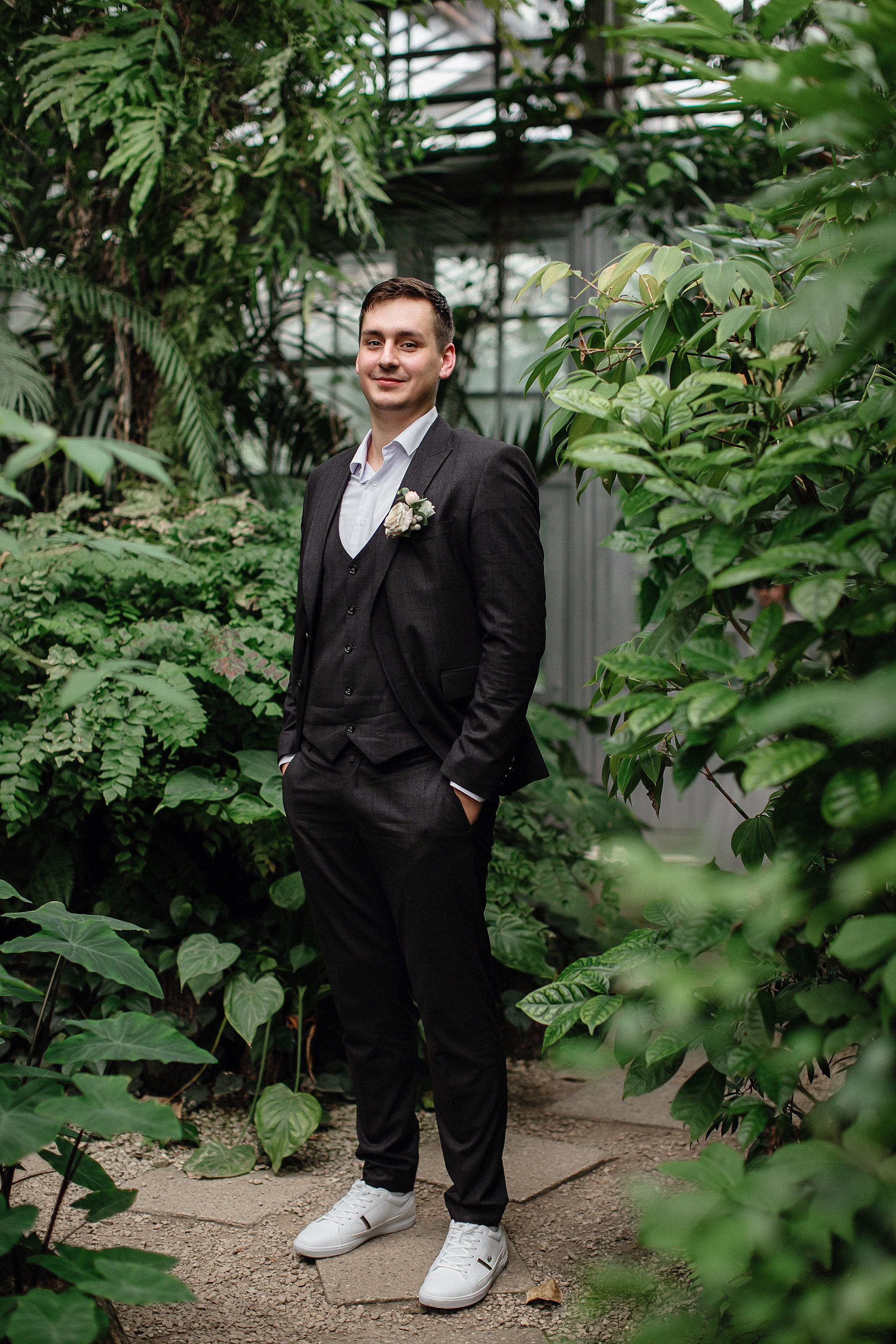 АРХИВ Елена и Антон. Ботанический САД. Свадебный фотограф Москва