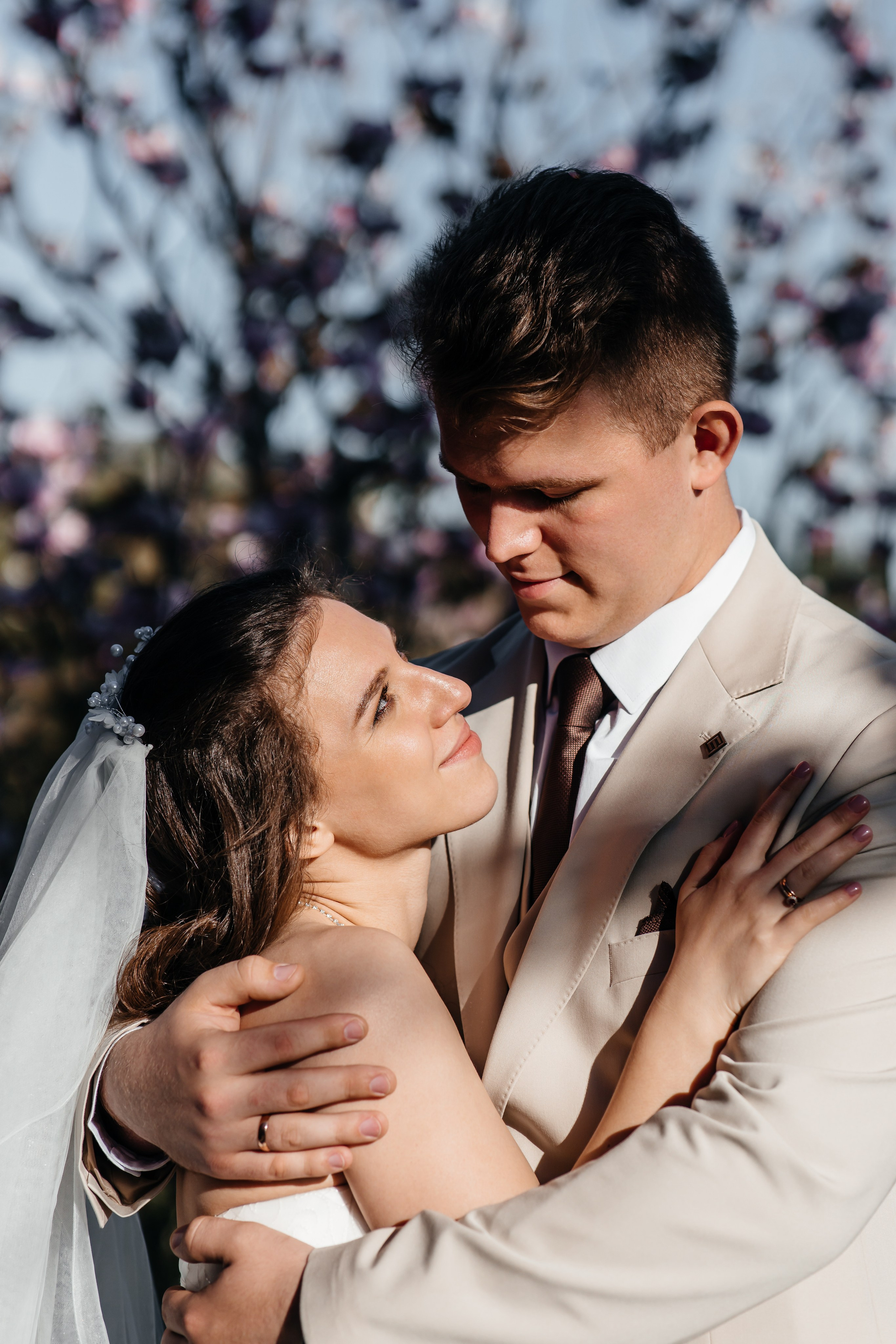 Сакура в Японском саду. Анонс свадьбы для Никиты и Марины. Свадебный фотограф в Крыму и Севастополе Ольга Баскакова