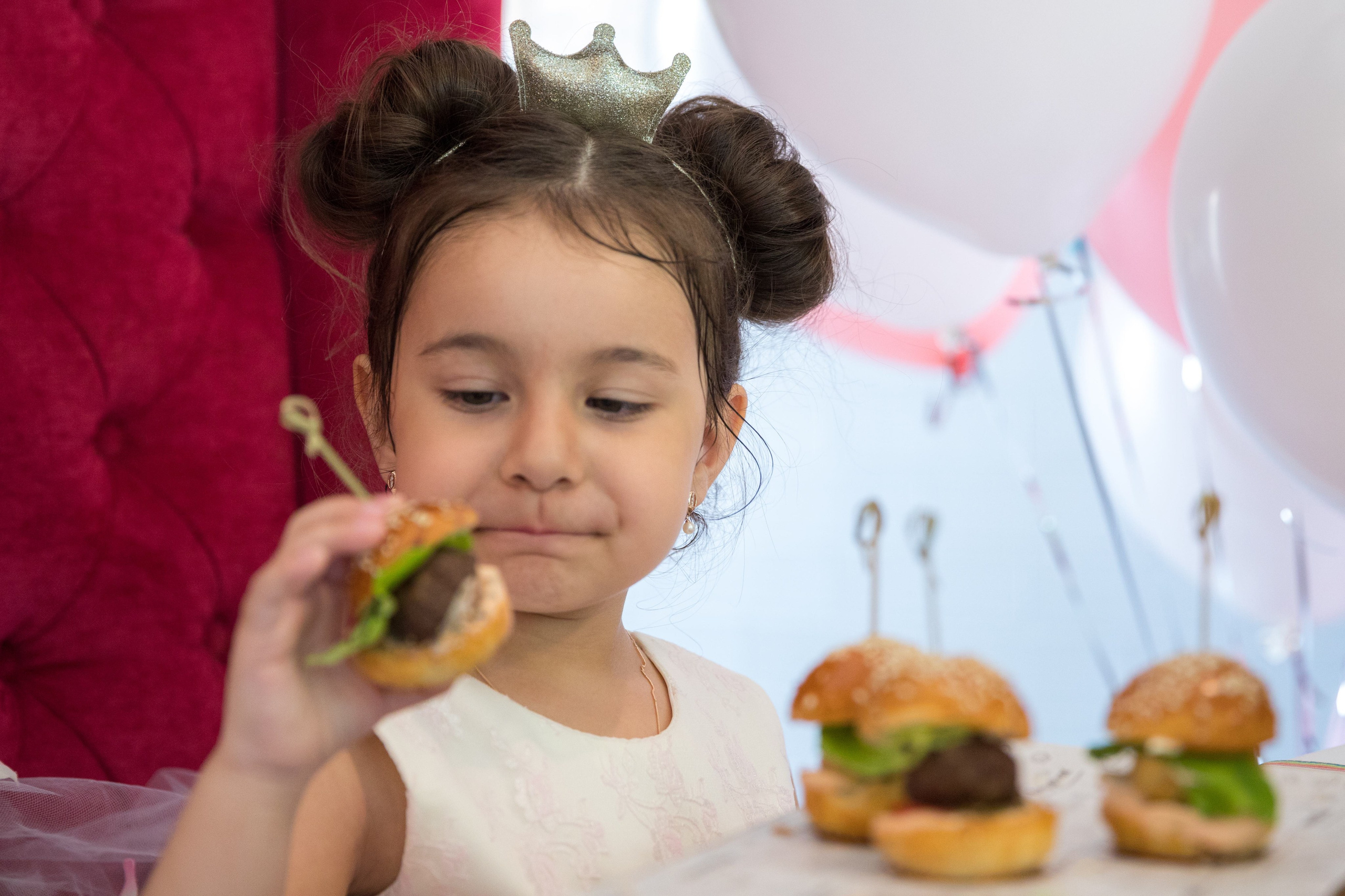 Детская фотосессия и бургер