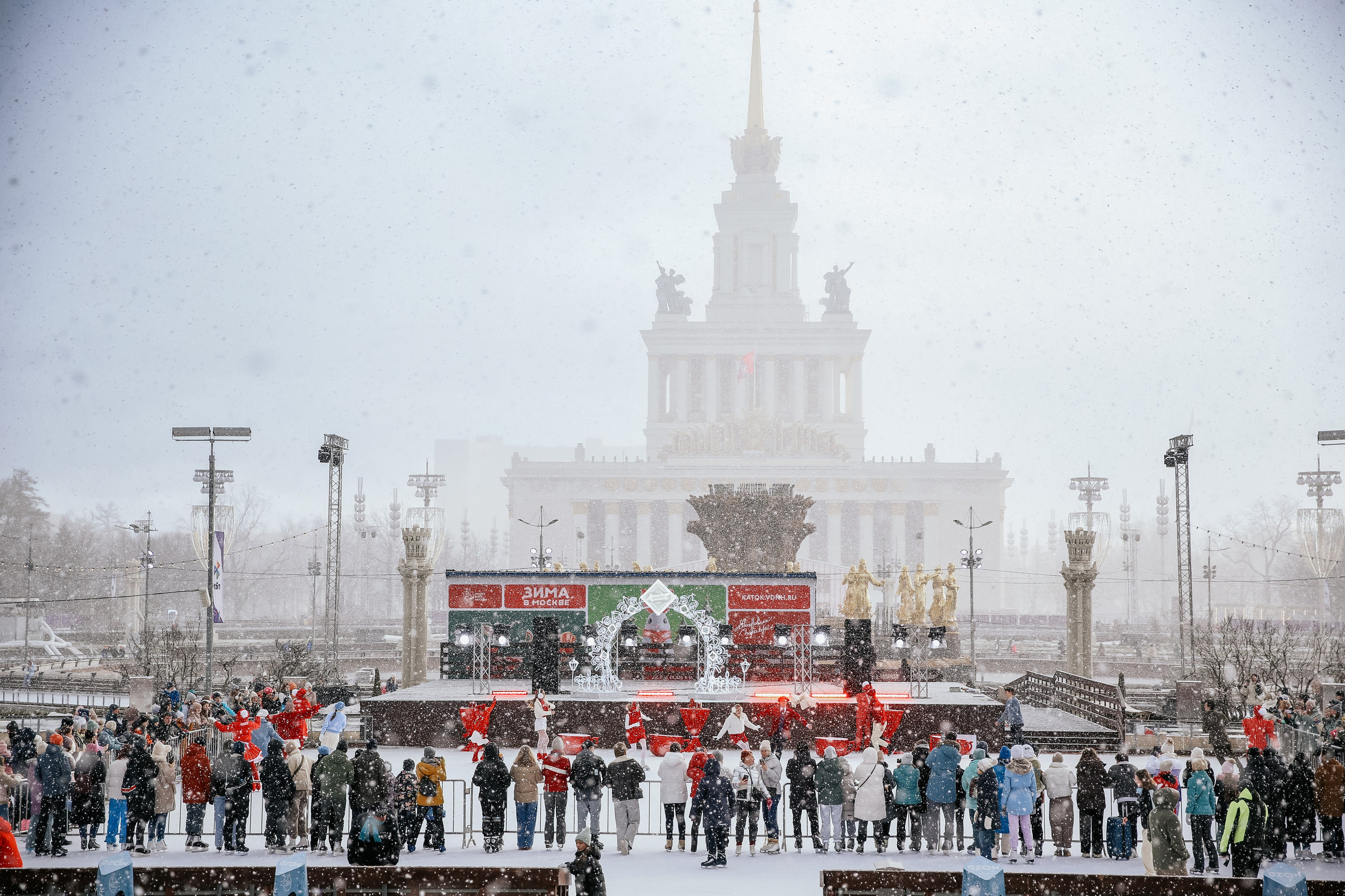 Ледовое шоу ВДНХ проект Московское чаепитие. Фотограф и видеограф Анна Домашенко