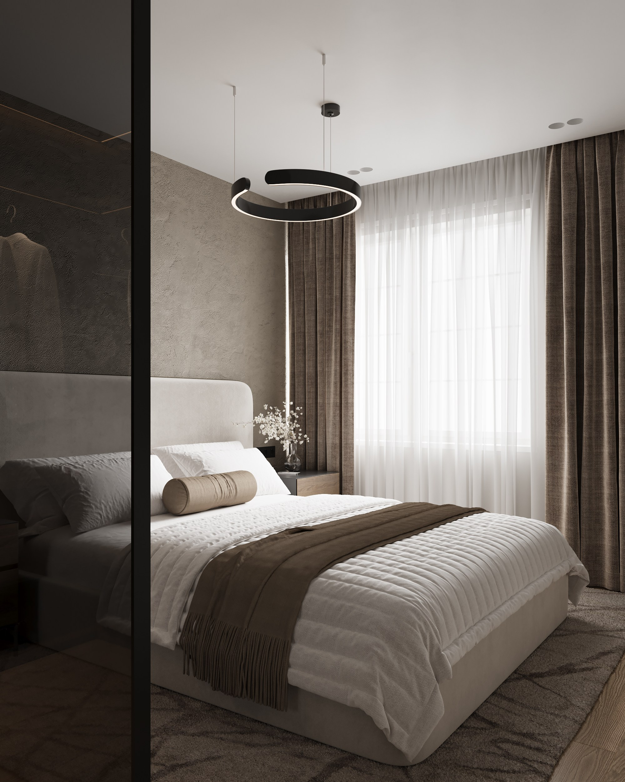 Modern Beige. Дизайн интерьера | 3D визуализация | Миланская Марина