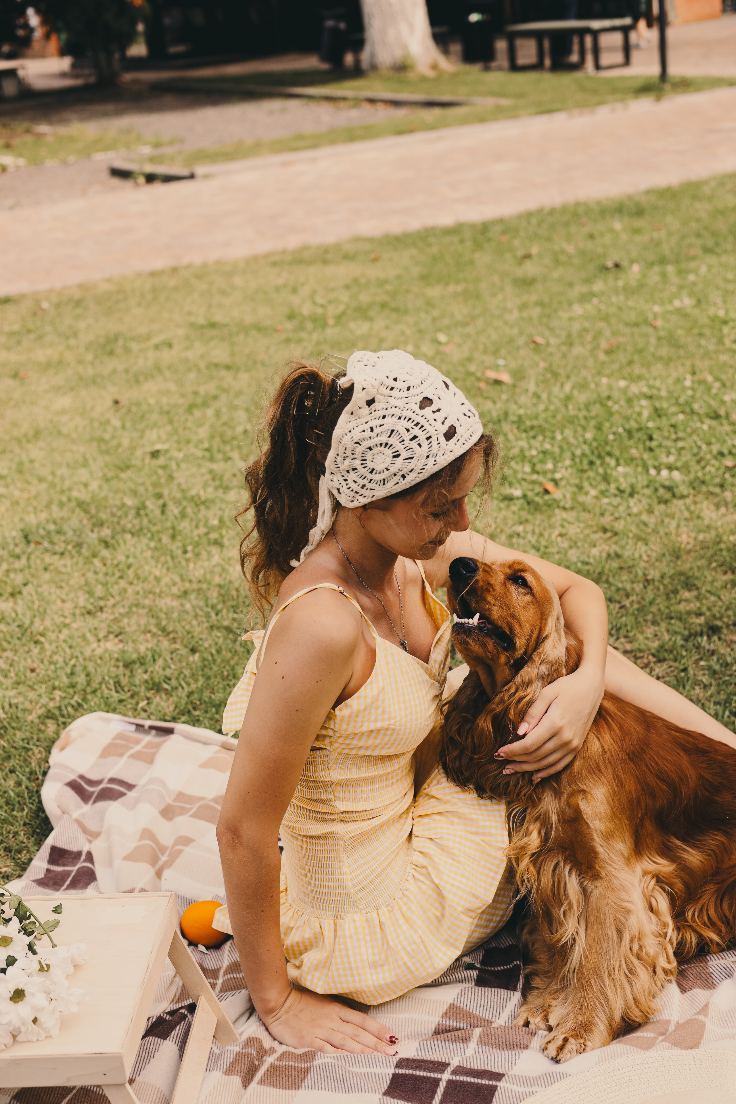Фотопроект «Пикник со спаниелем». Фотограф Мария Лаенко