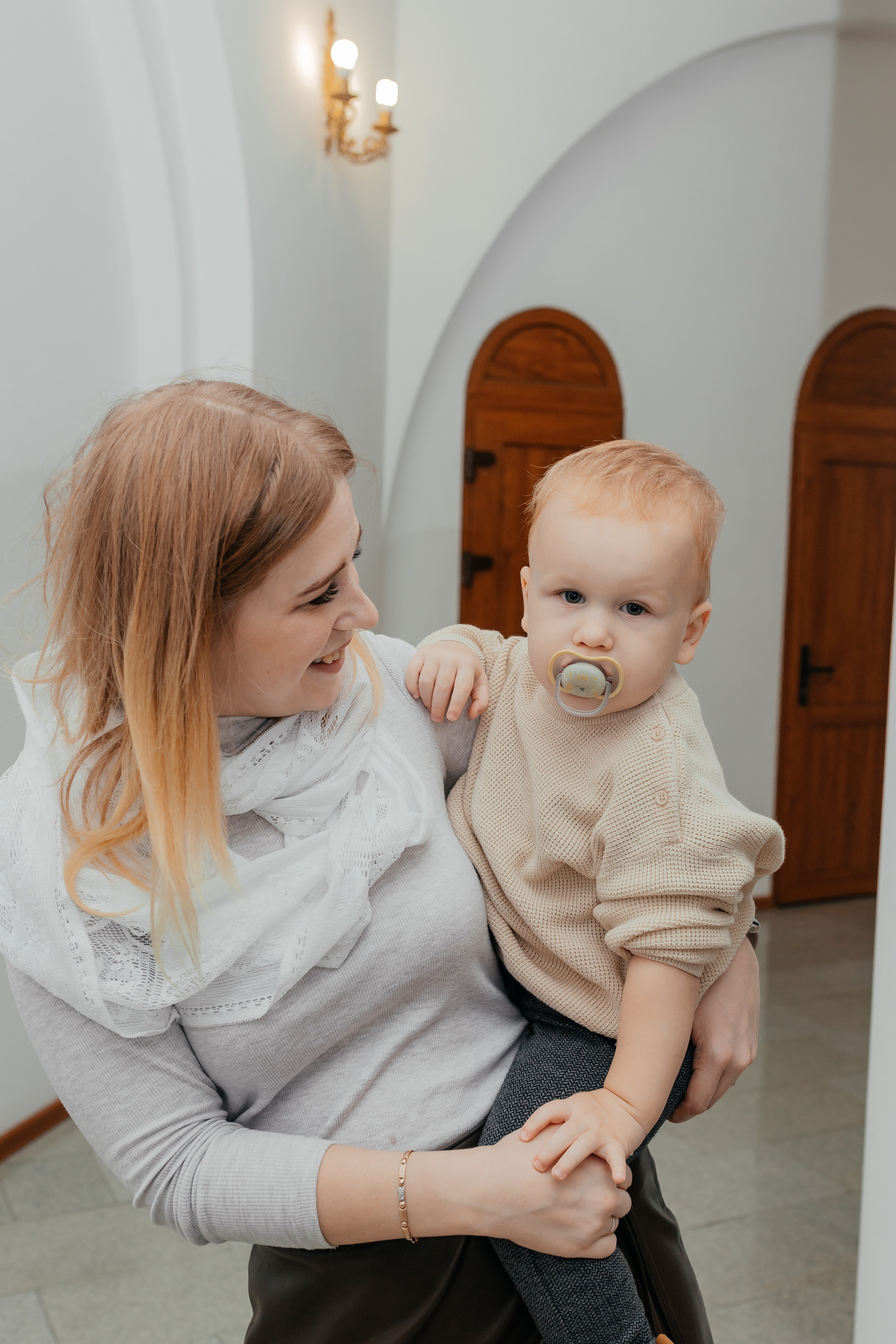 Крещение Георгий. Семейный и домашний фотограф в Москве и МО Королева Валерия