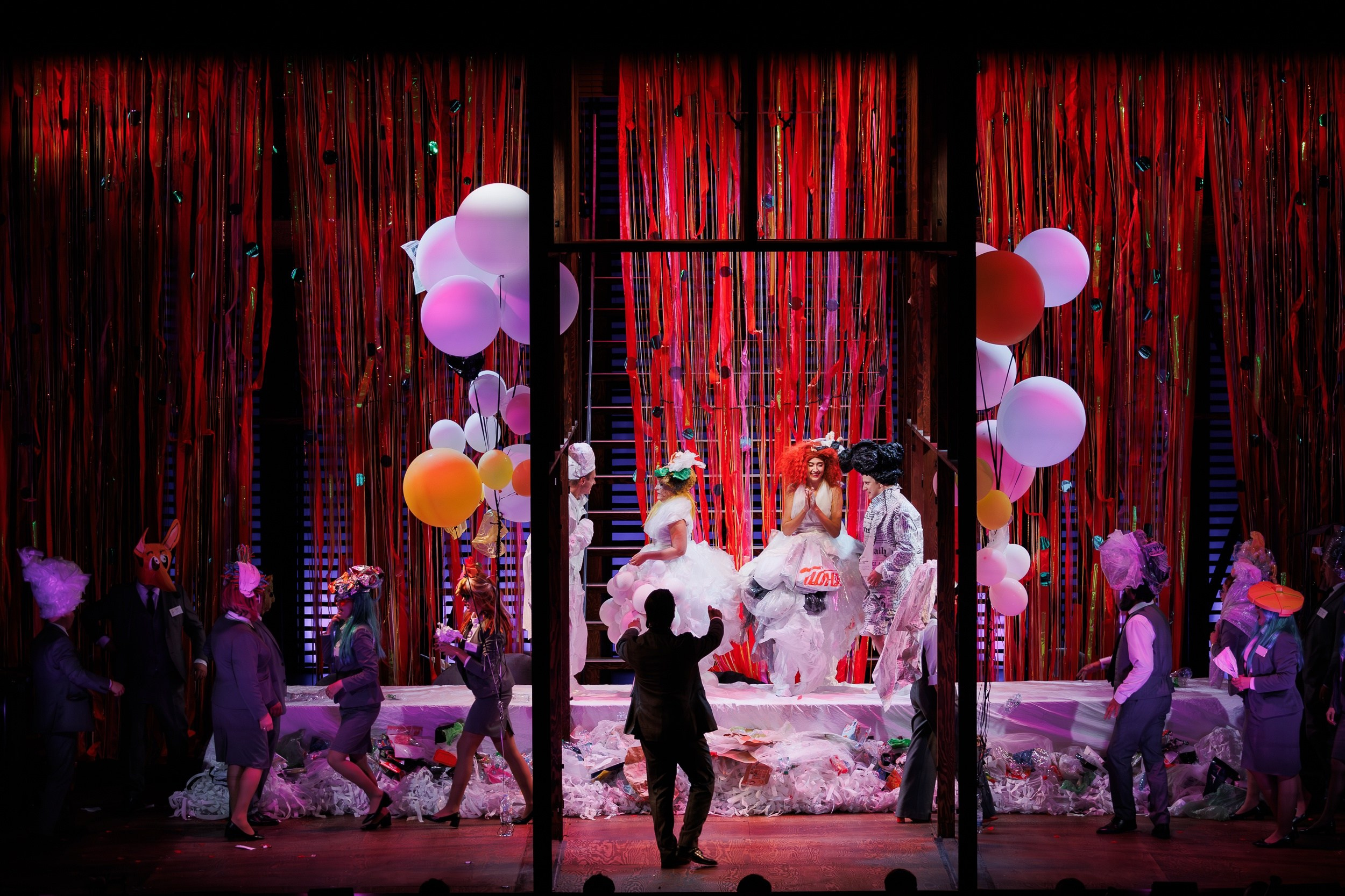 Декорации для оперы «Так поступают все женщины?» | Нижегородский театр оперы и балета. История занавеса. Превращаем идею в технологию