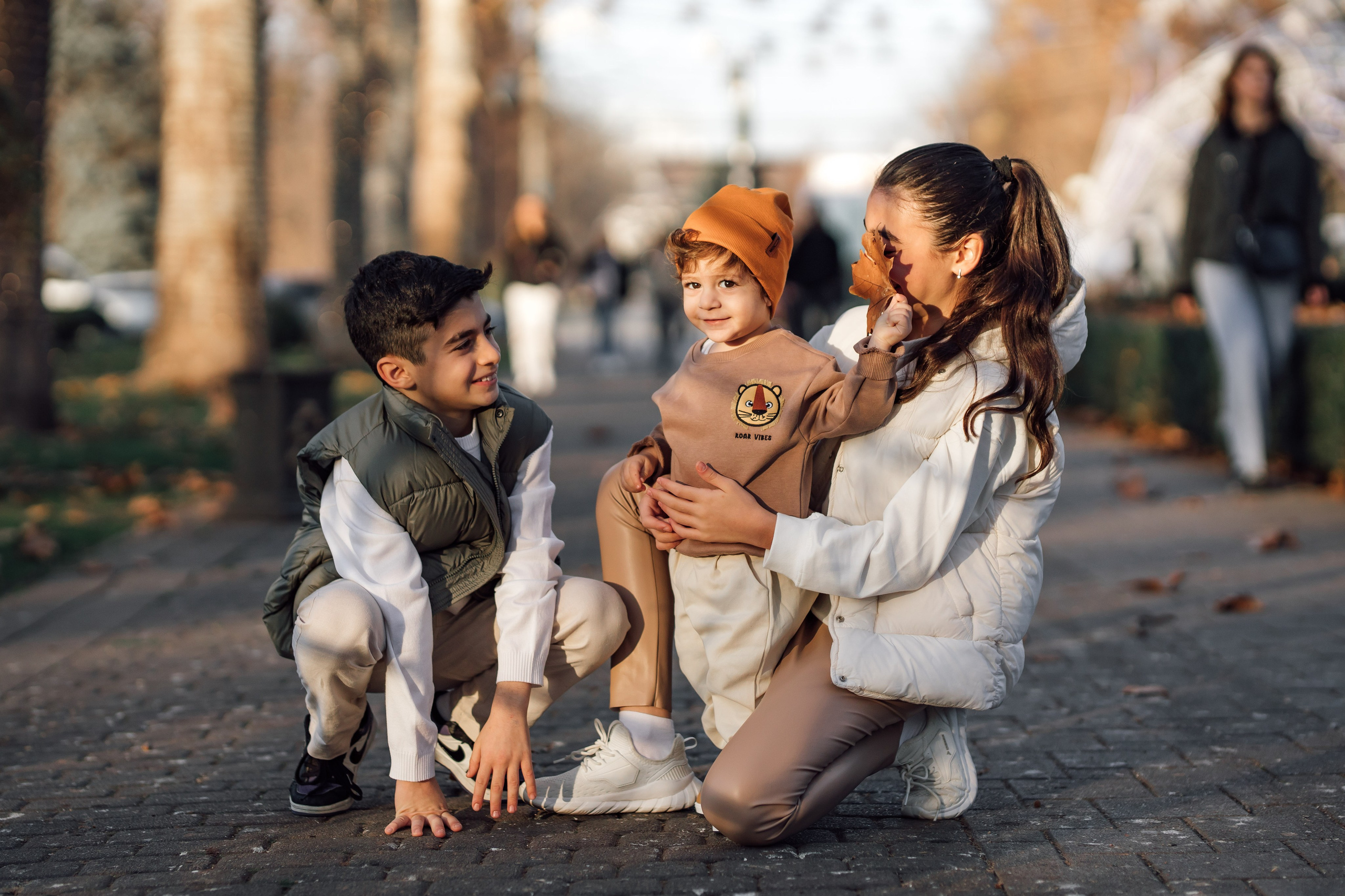 Мама и трое деток, фотосессия в день матери. Фотохудожник Наталия Кирсанова