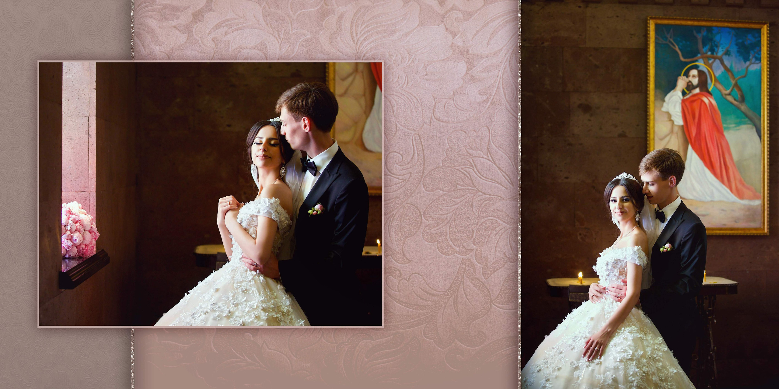 Свадебная фотокнига. Фотограф Кирсанова Наталия. Фотохудожник Наталия Кирсанова