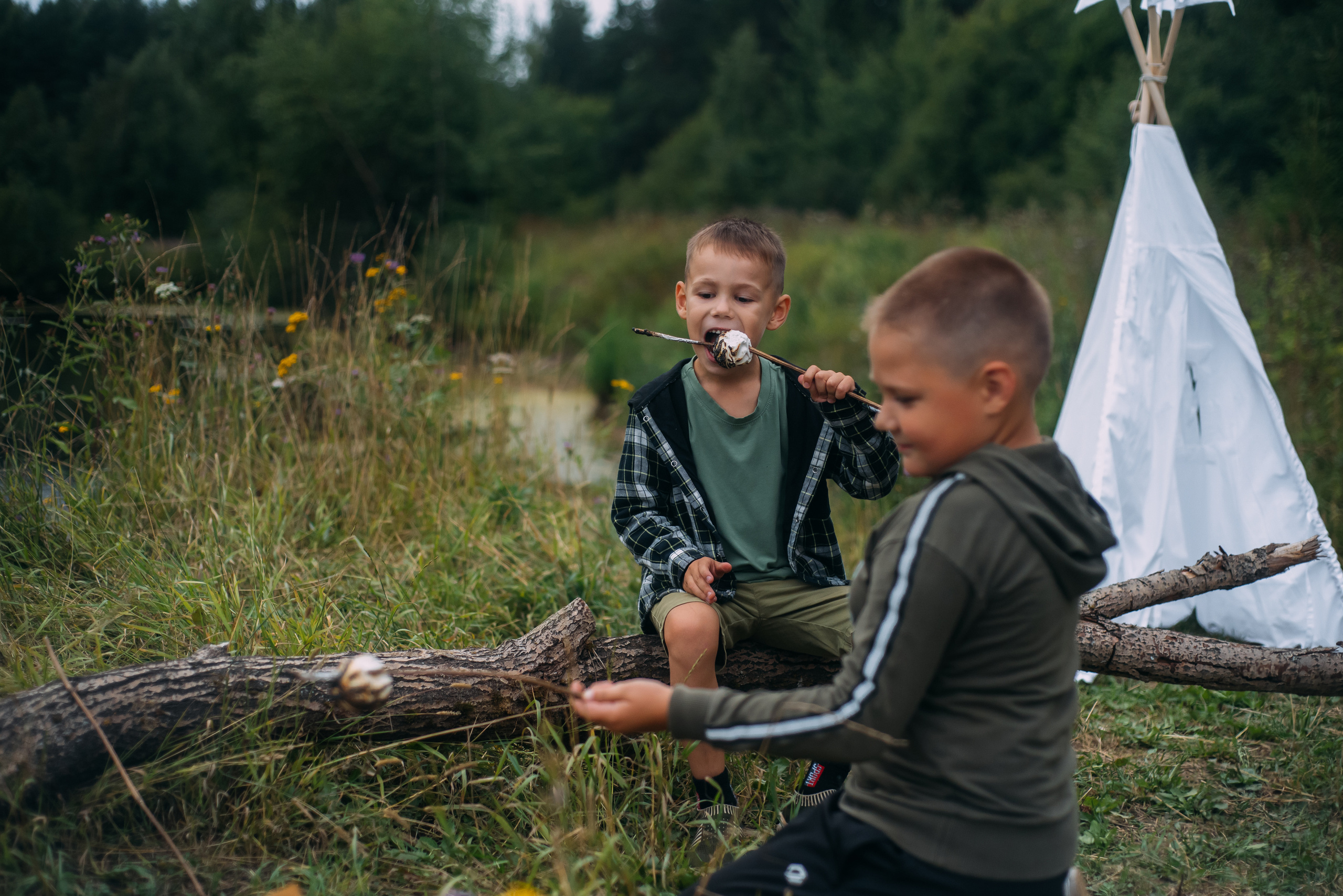 ПРОЕКТ «ШАЛАШ В ЛЕСУ». Семейный и детский фотограф в Тейково