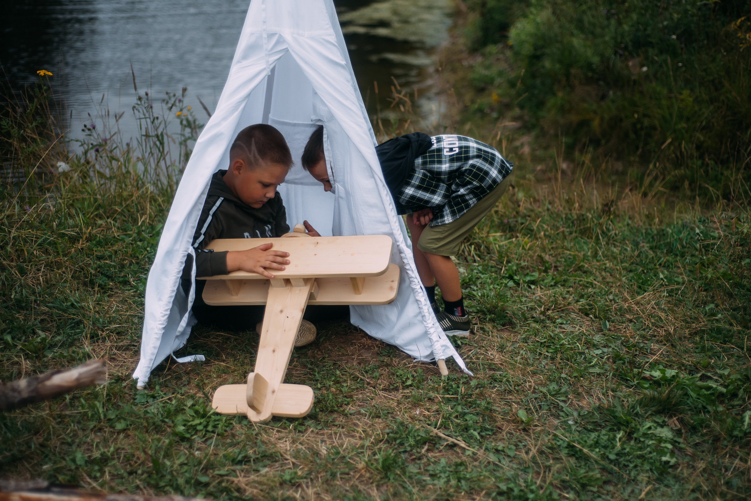 ПРОЕКТ «ШАЛАШ В ЛЕСУ». Семейный и детский фотограф в Тейково