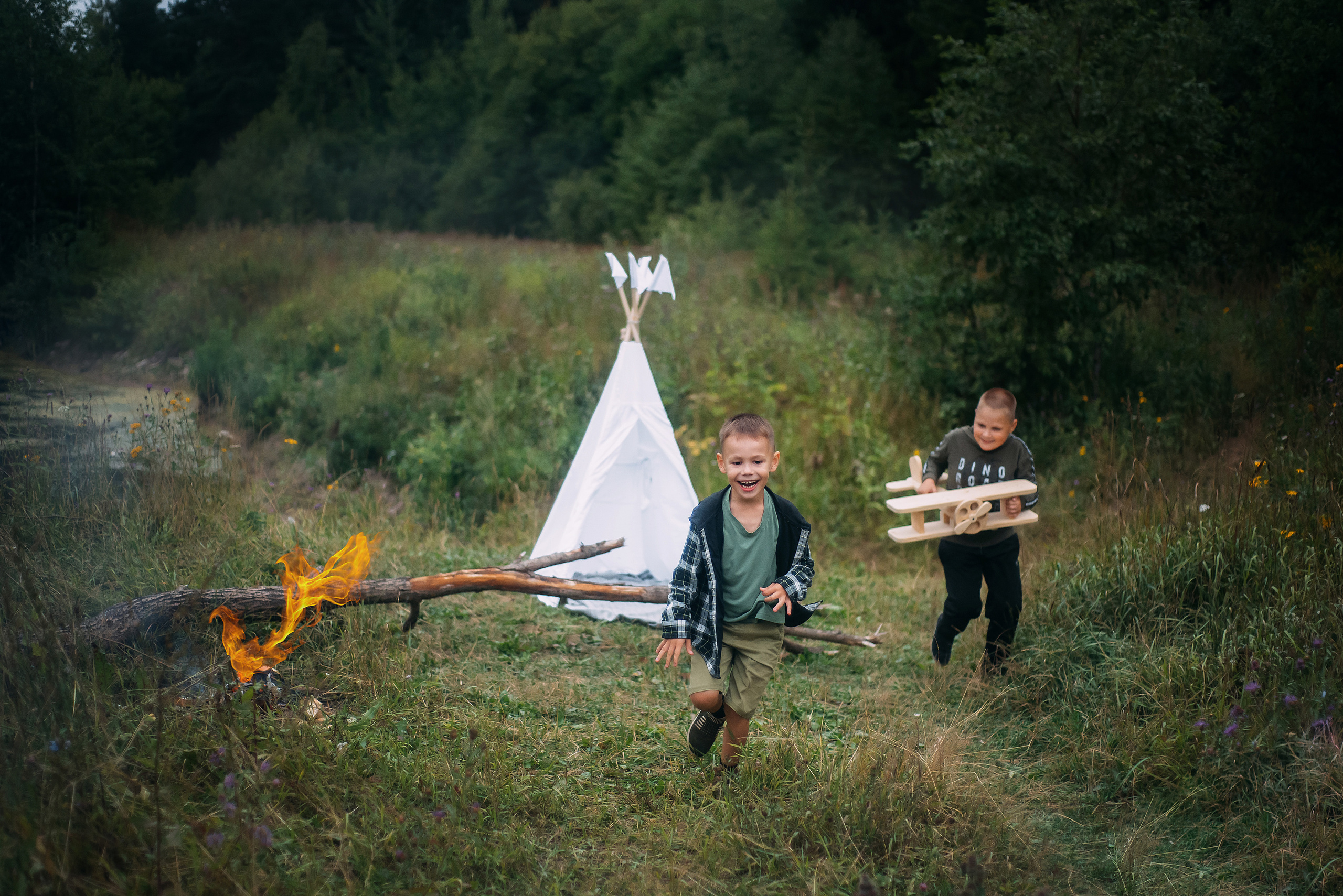 ПРОЕКТ «ШАЛАШ В ЛЕСУ». Семейный и детский фотограф в Тейково