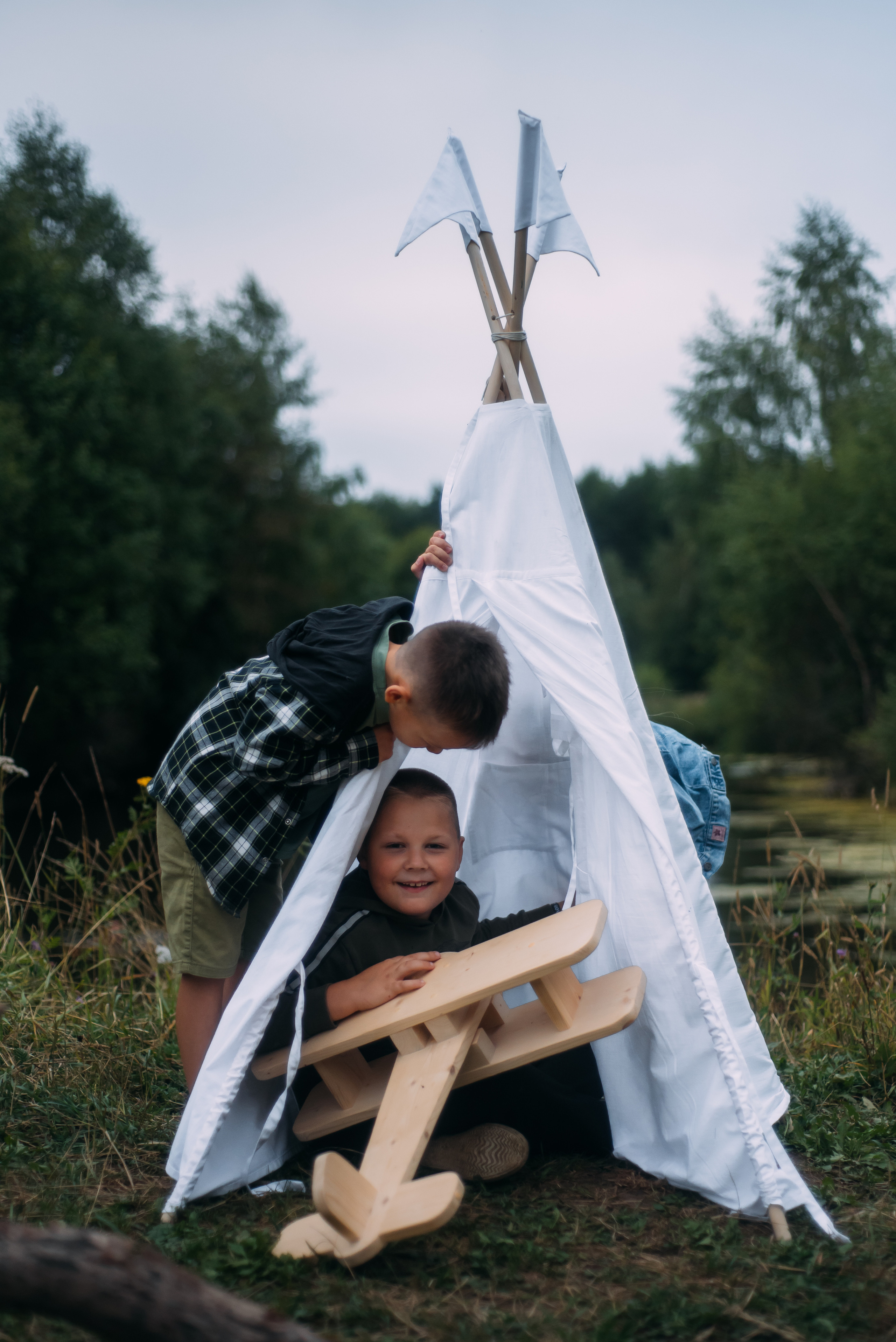 ПРОЕКТ «ШАЛАШ В ЛЕСУ». Семейный и детский фотограф в Тейково