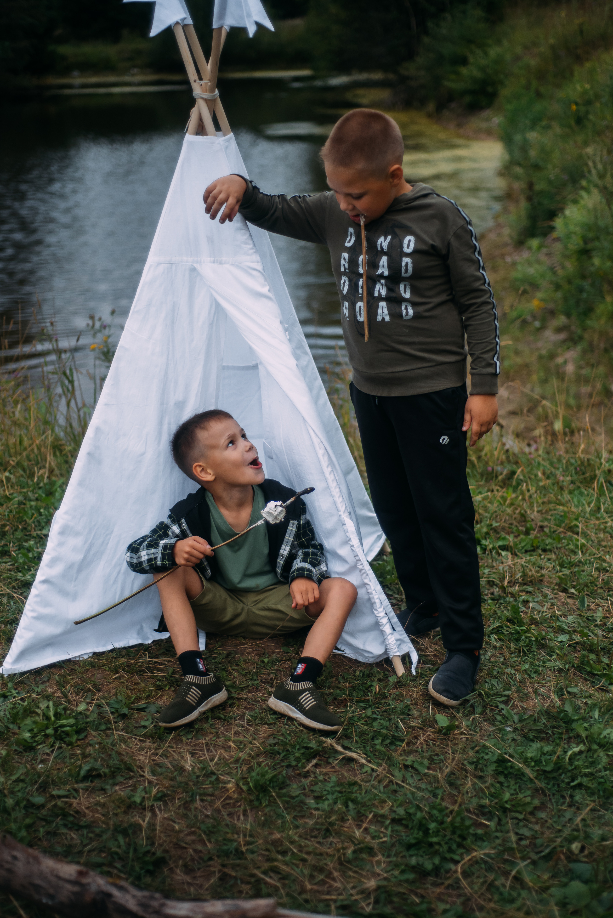 ПРОЕКТ «ШАЛАШ В ЛЕСУ». Семейный и детский фотограф в Тейково