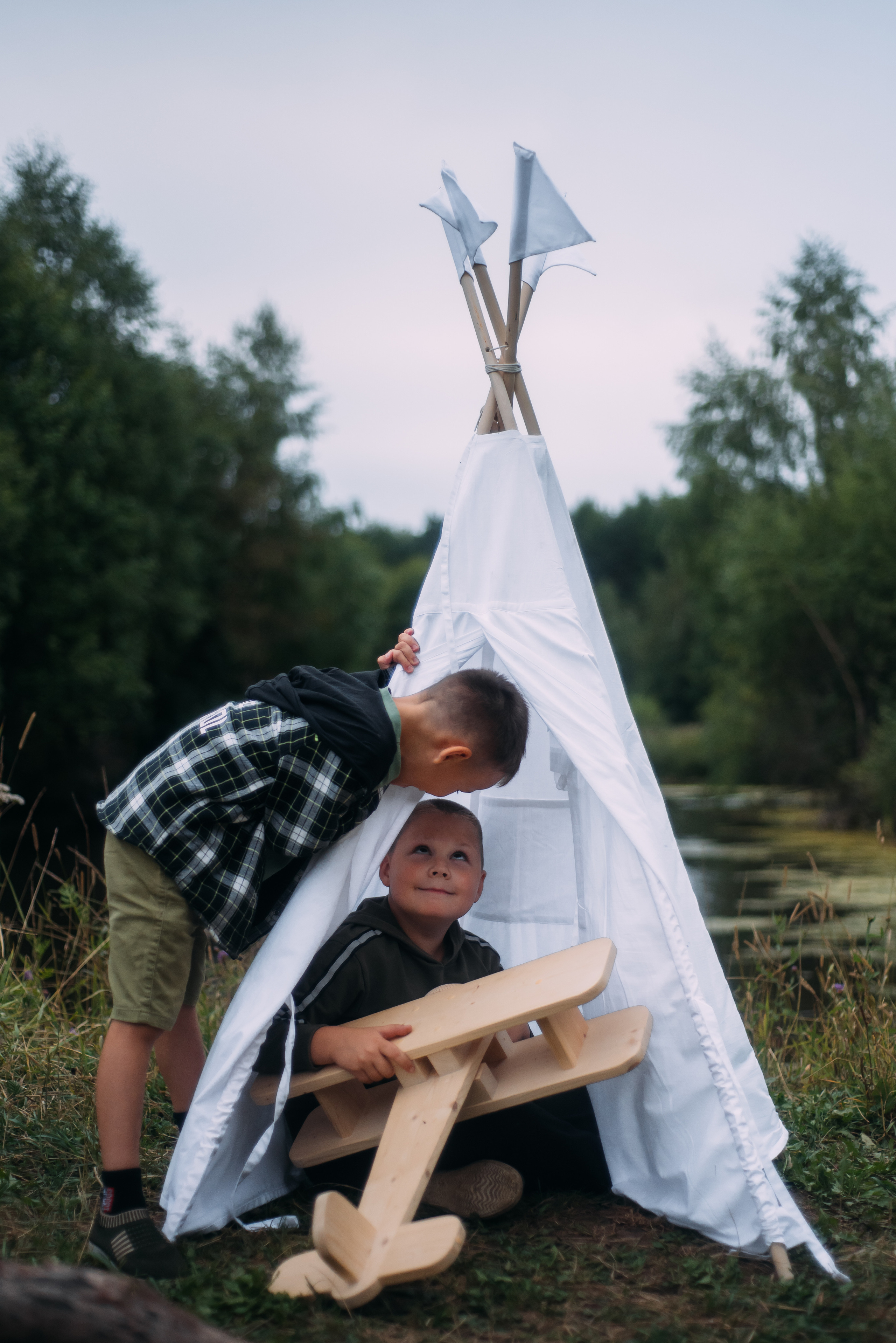 ПРОЕКТ «ШАЛАШ В ЛЕСУ». Семейный и детский фотограф в Тейково