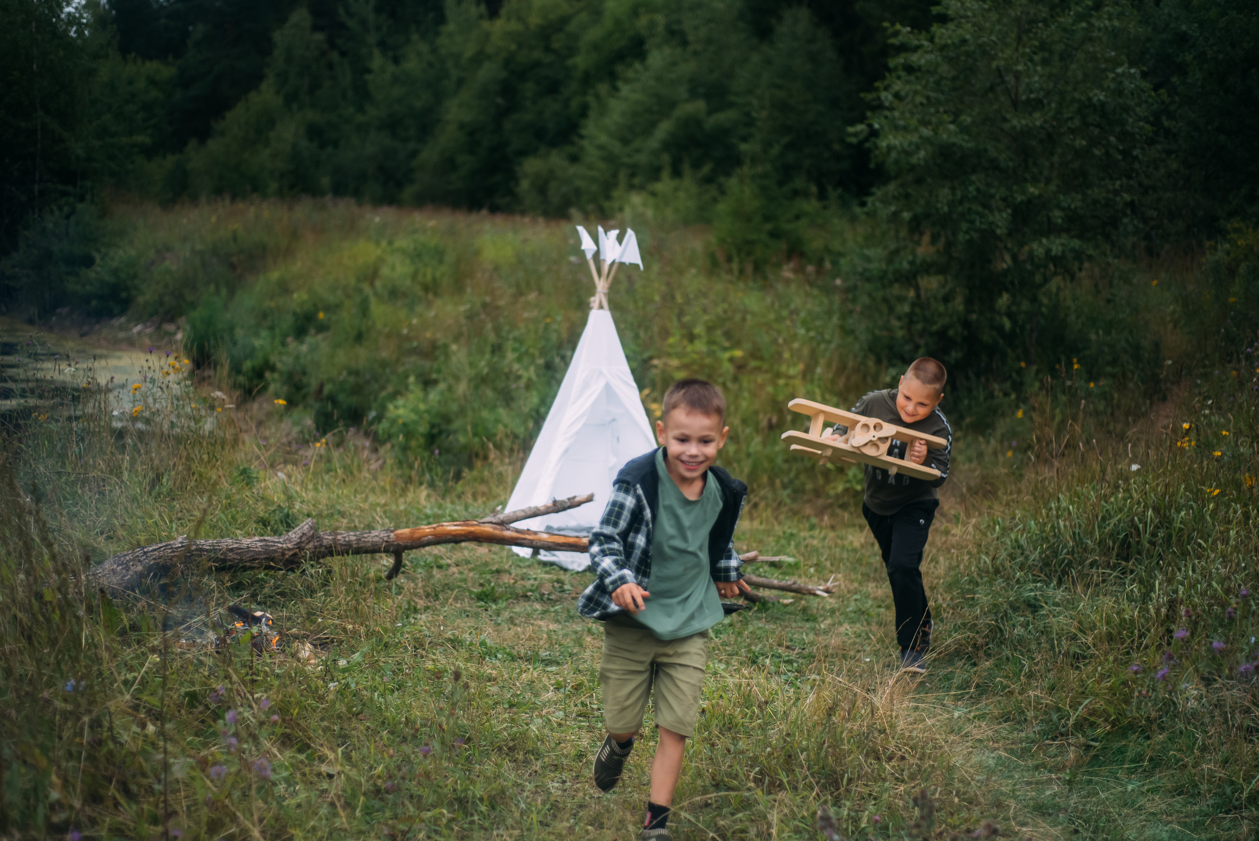 ПРОЕКТ «ШАЛАШ В ЛЕСУ». Семейный и детский фотограф в Тейково