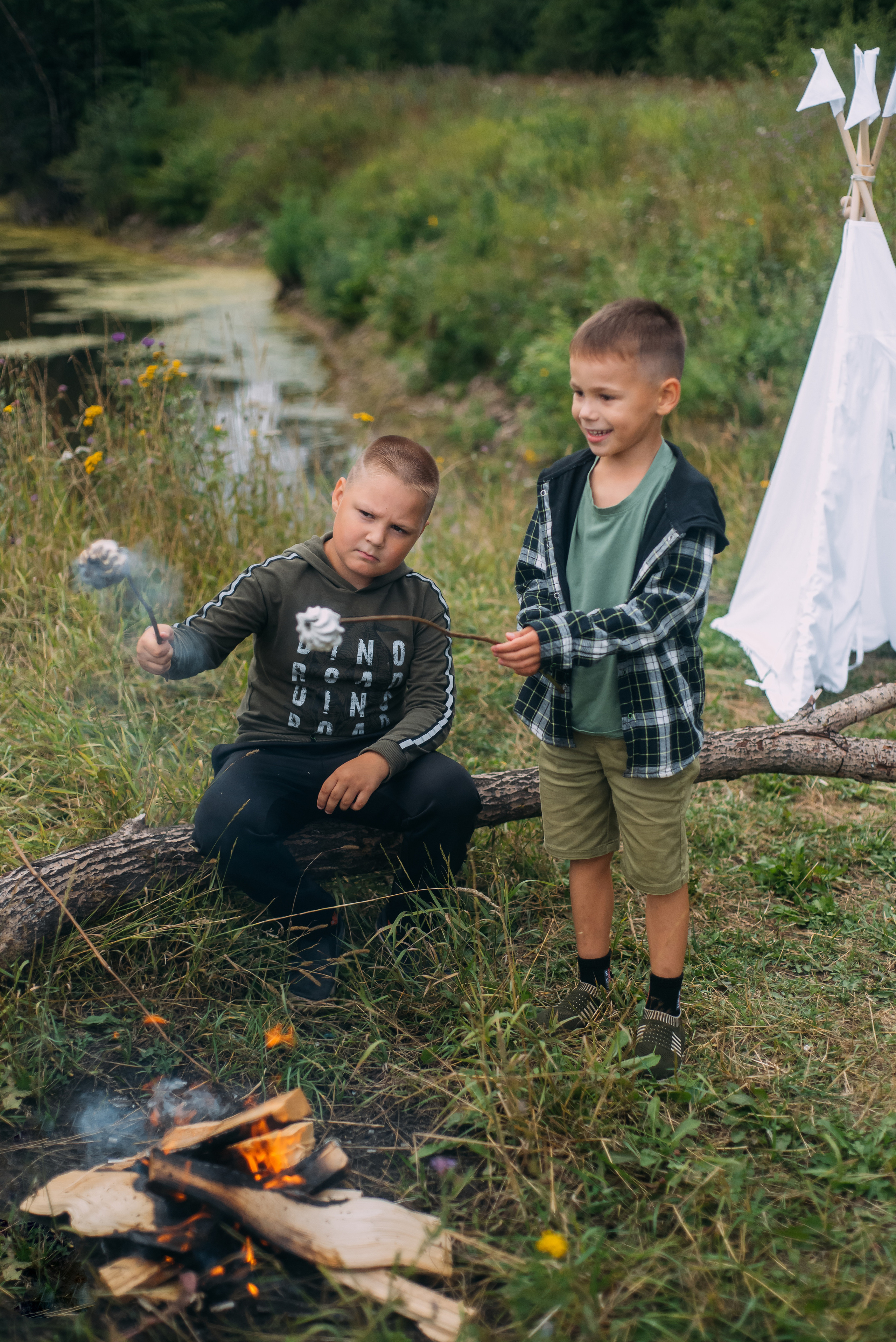 ПРОЕКТ «ШАЛАШ В ЛЕСУ». Семейный и детский фотограф в Тейково