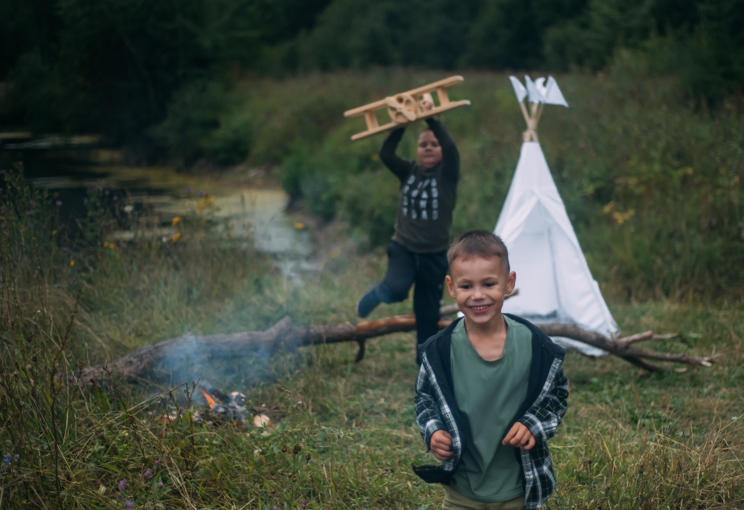 ПРОЕКТ «ШАЛАШ В ЛЕСУ». Семейный и детский фотограф в Тейково