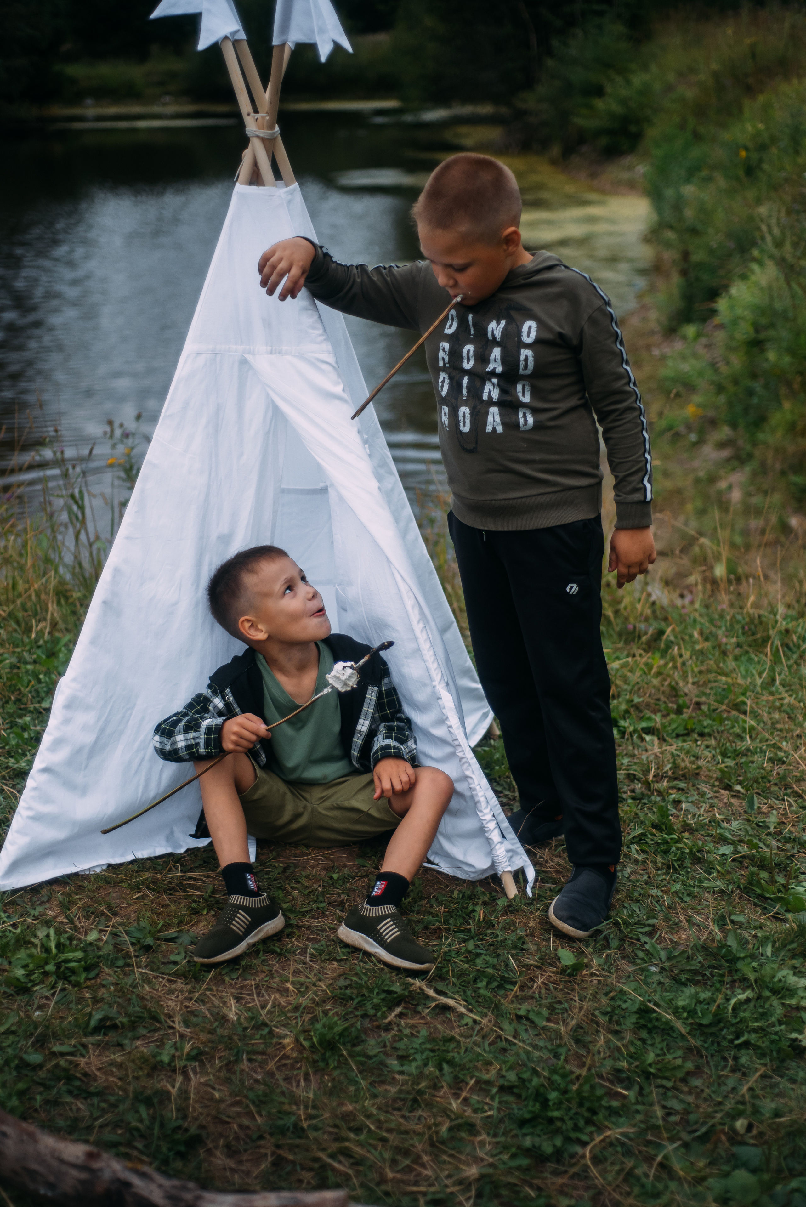 ПРОЕКТ «ШАЛАШ В ЛЕСУ». Семейный и детский фотограф в Тейково