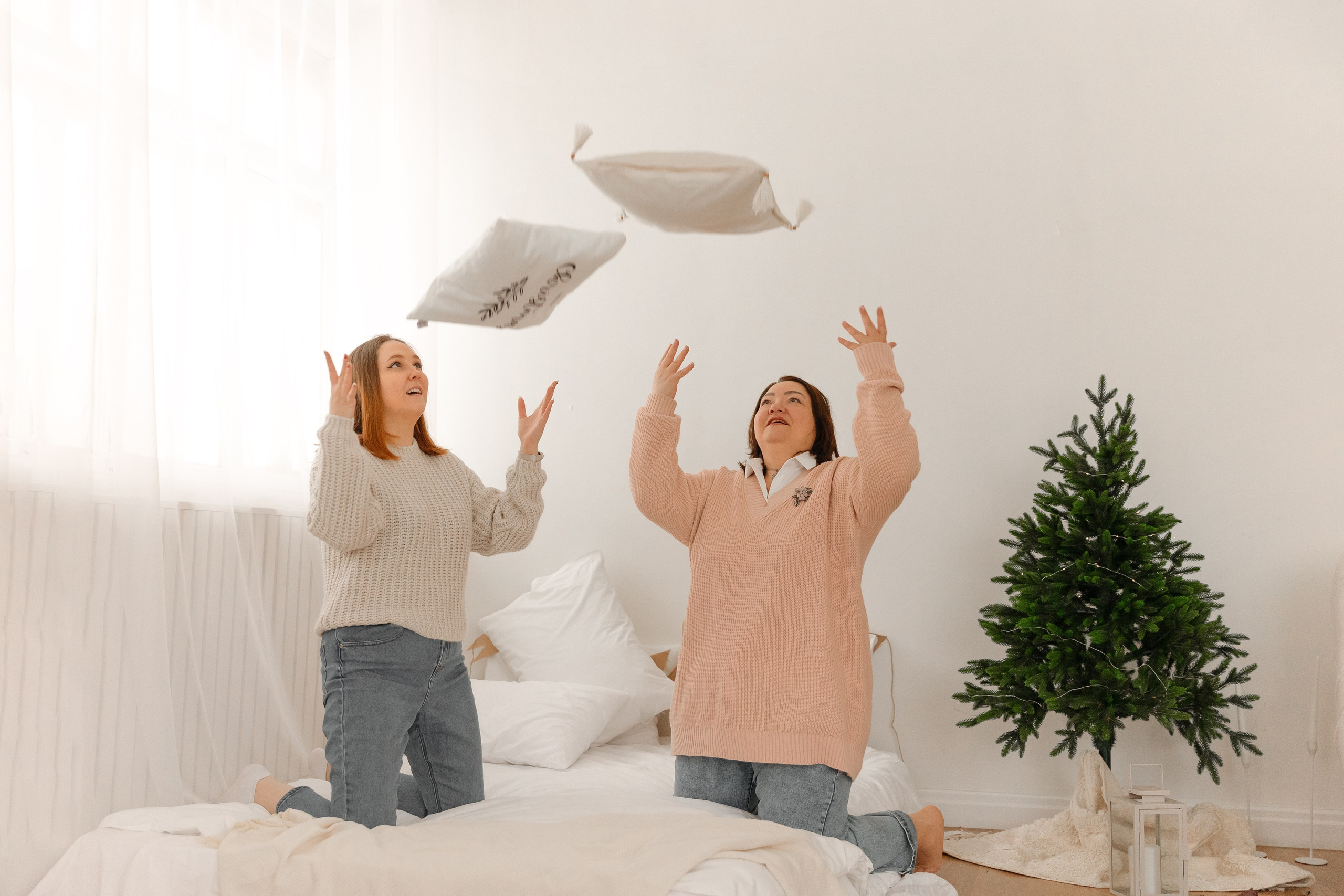 Нежная фотосессия в стиле «дочки-матери»