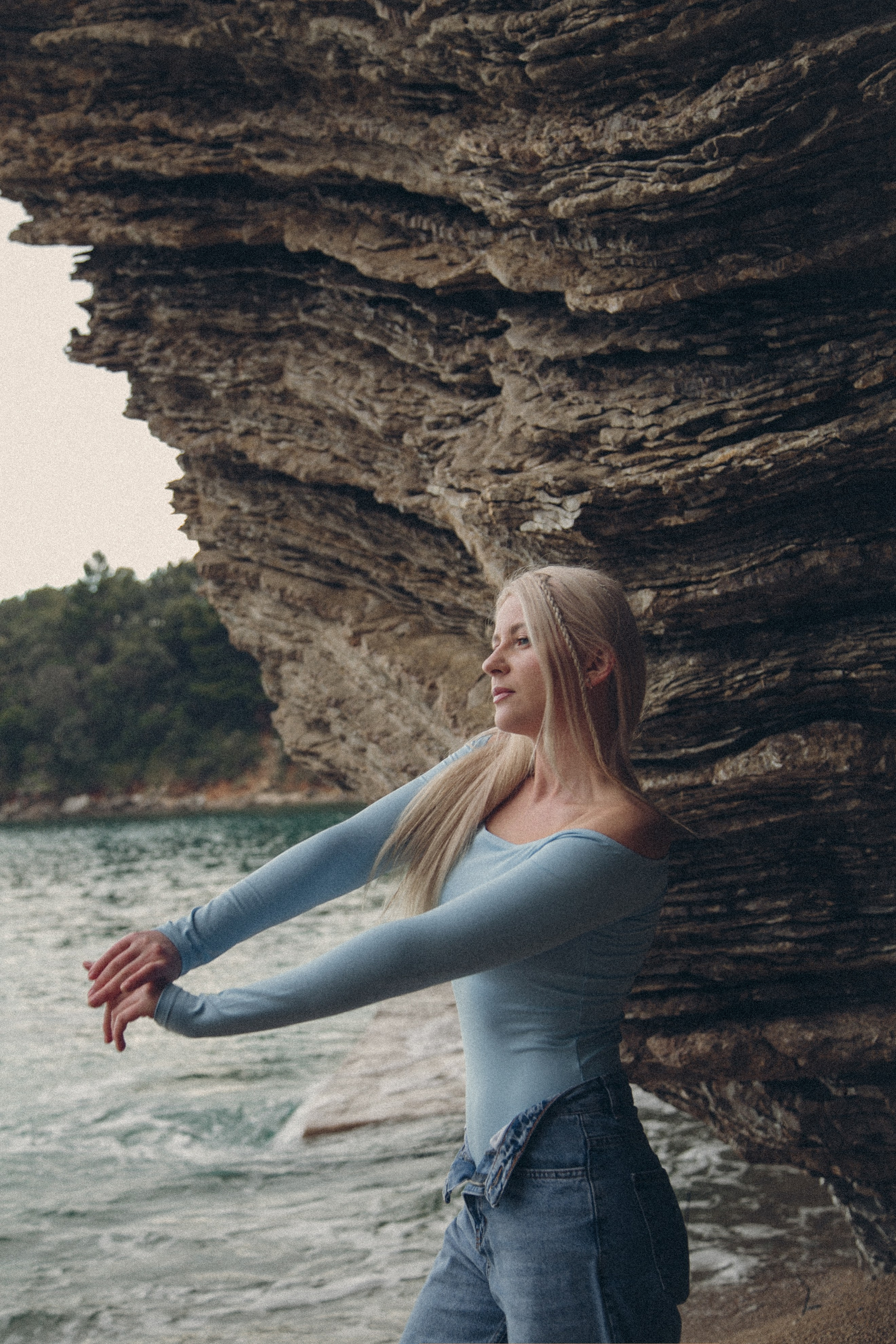 Женская фотосессия на море в Черногории. Семейный и свадебный фотограф в Черногории Татьяна Белякова