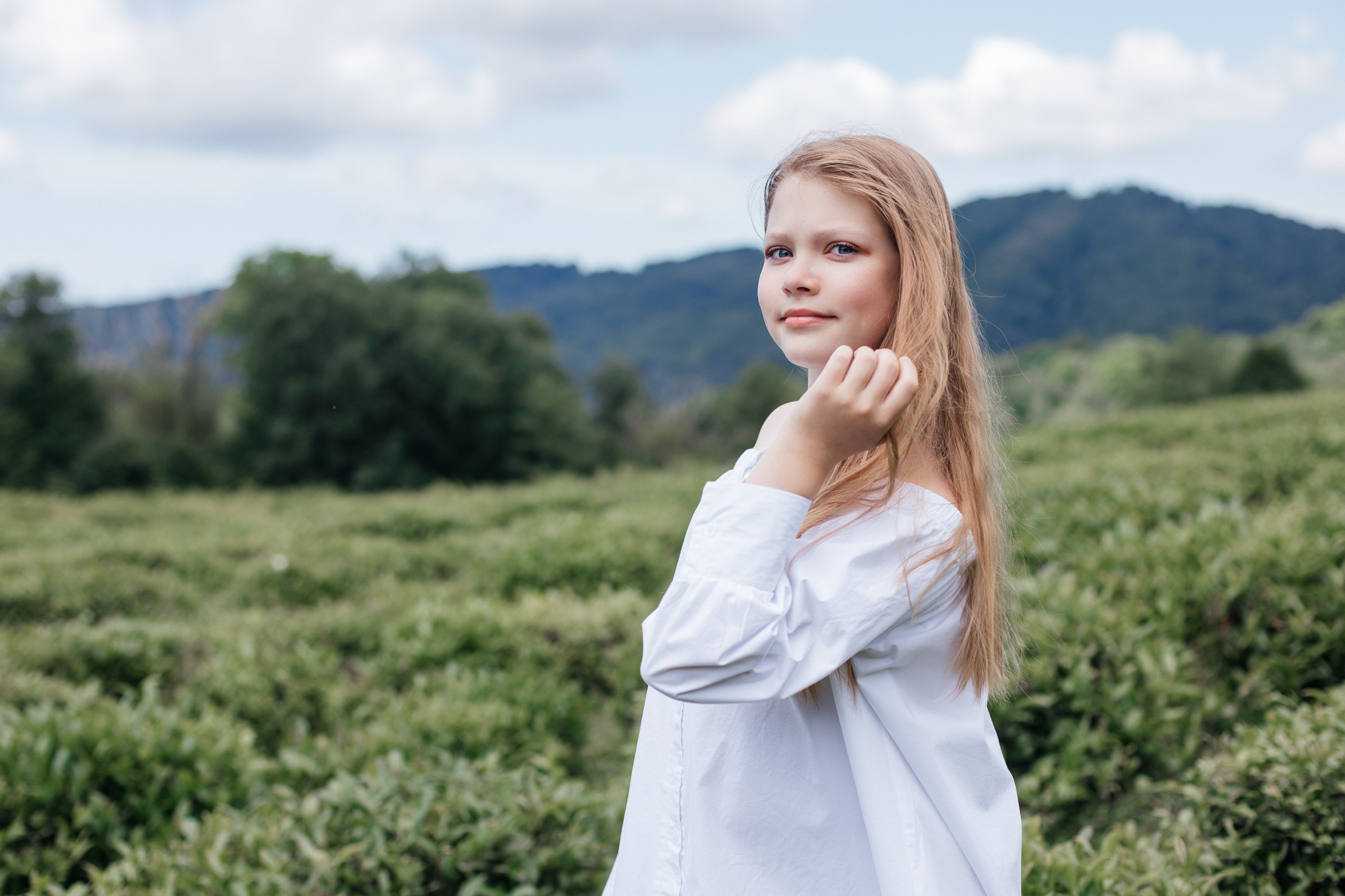 Tea plantation. Efimova Model Agency