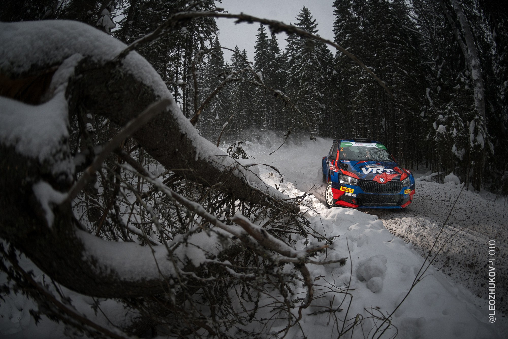 Rally Karelia 2026. Sports photographer Leonid Zhukov