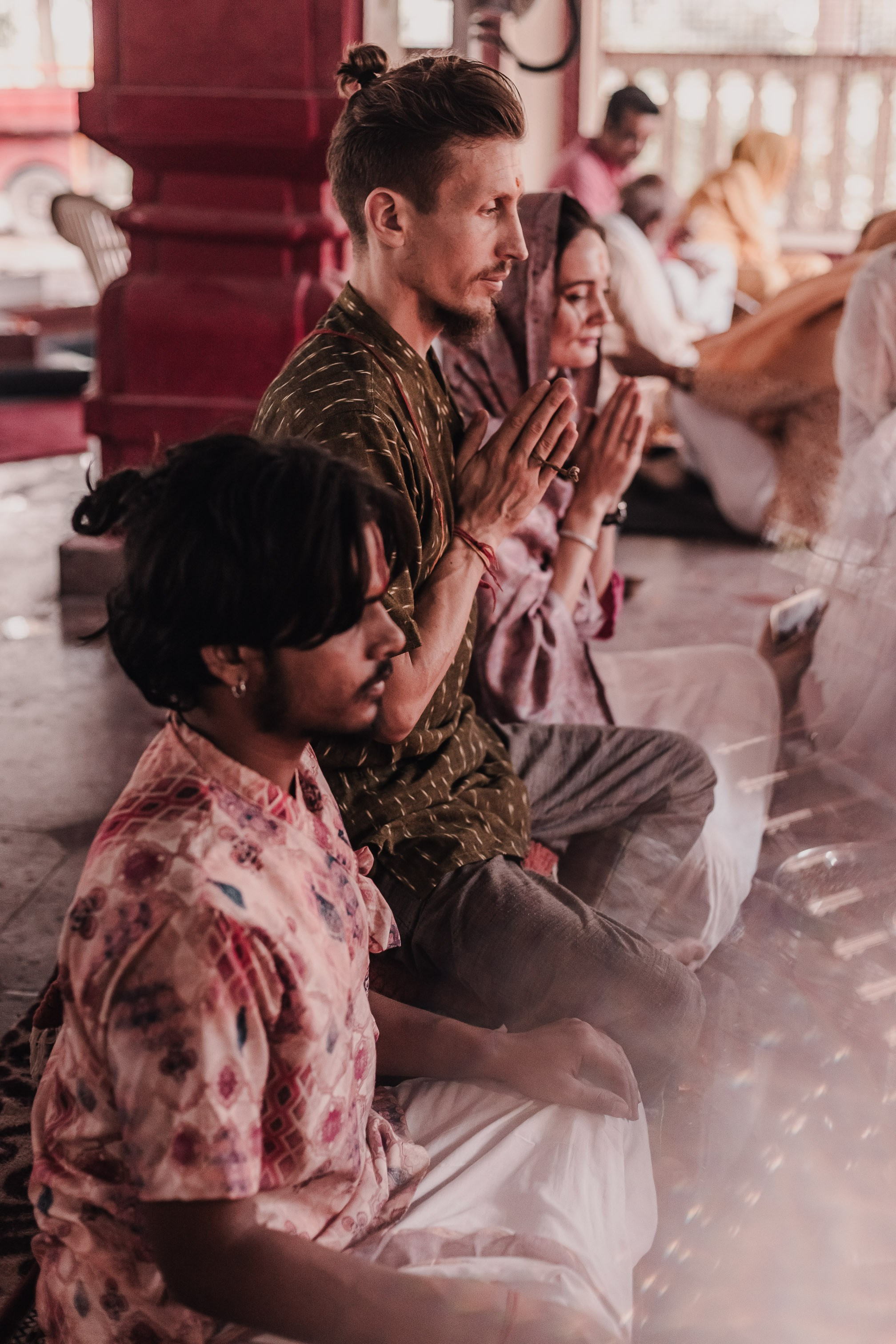 Navaratri yajna at Devraha Baba Ji ashram. Мариам Багдасарян