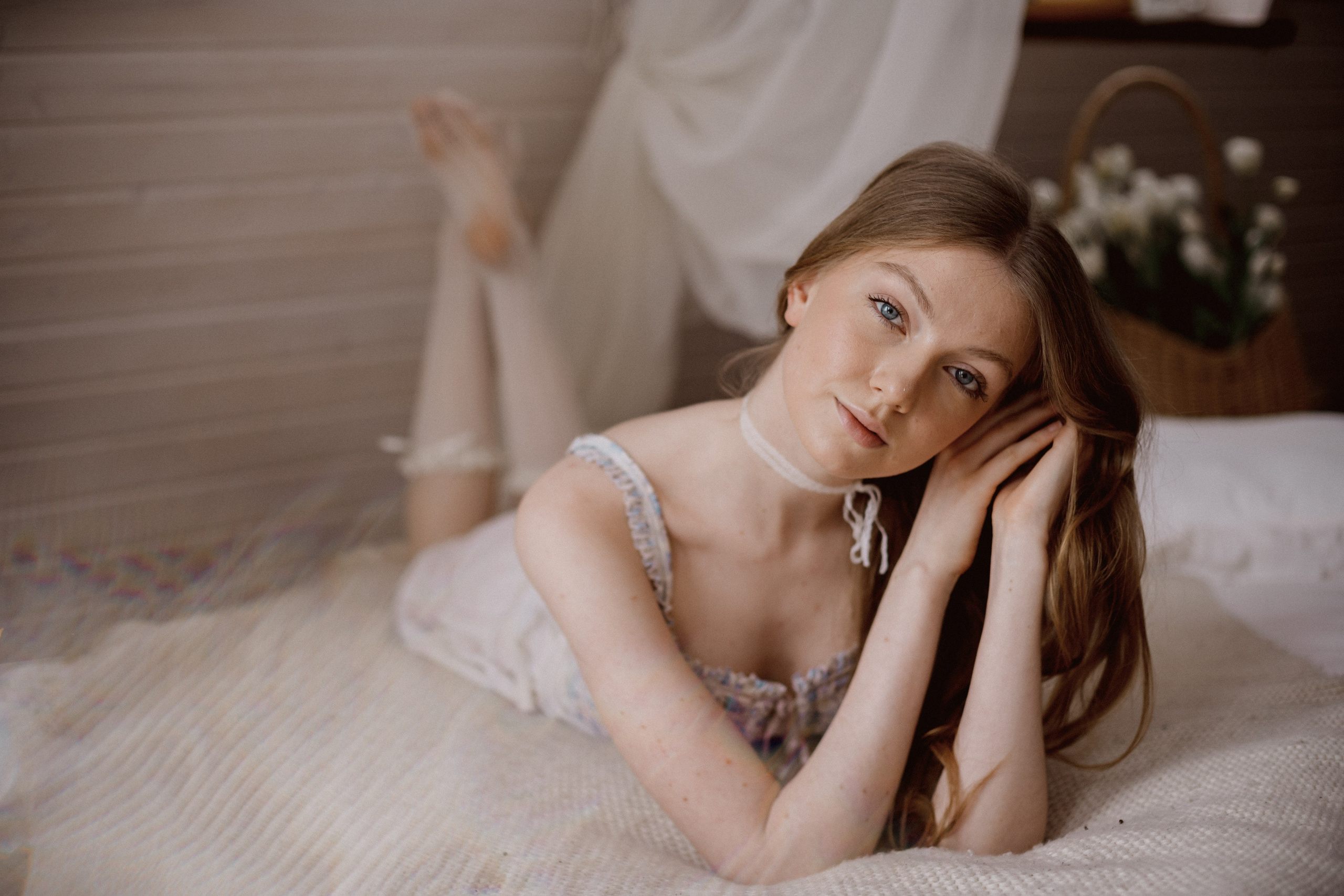 Анжелика в нежной и весенней фотосесии. Семейный и детский фотограф в Сергиев Посаде, Хотьково Якимчук Любовь