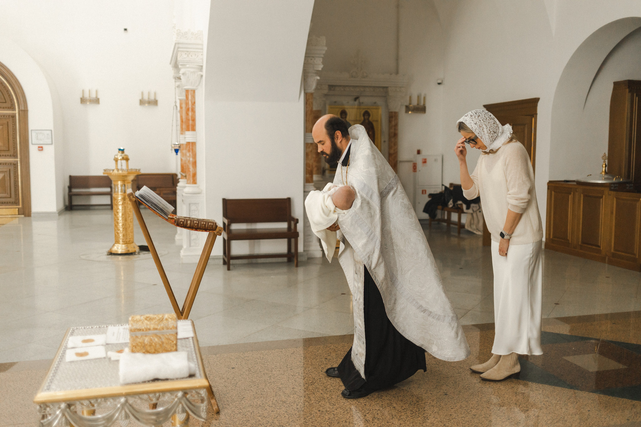 Крещение Стефании. Семейный фотограф в Москве