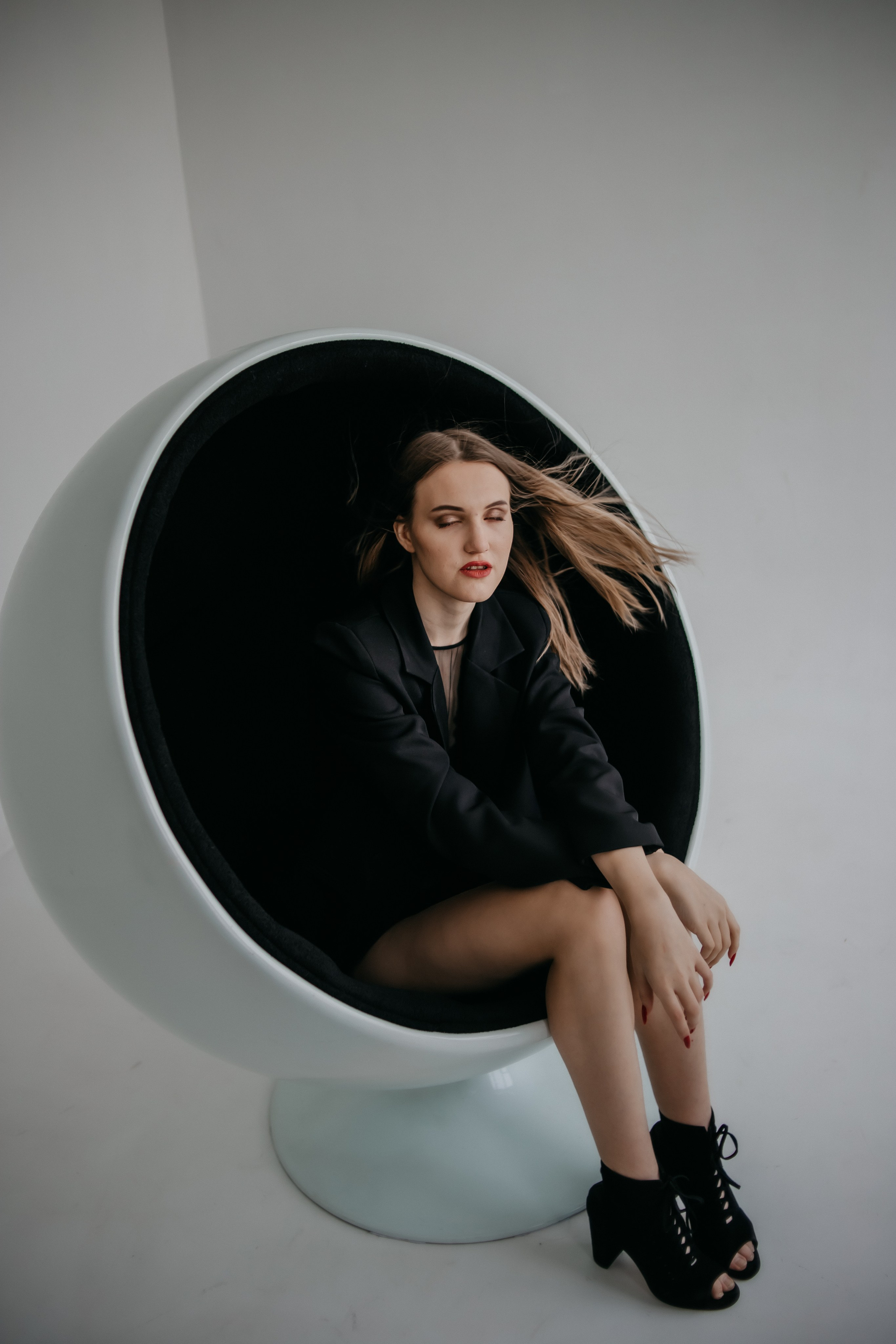 Татьяна. Черный ангел. Фотограф Регина Крикунова г. Красноярск