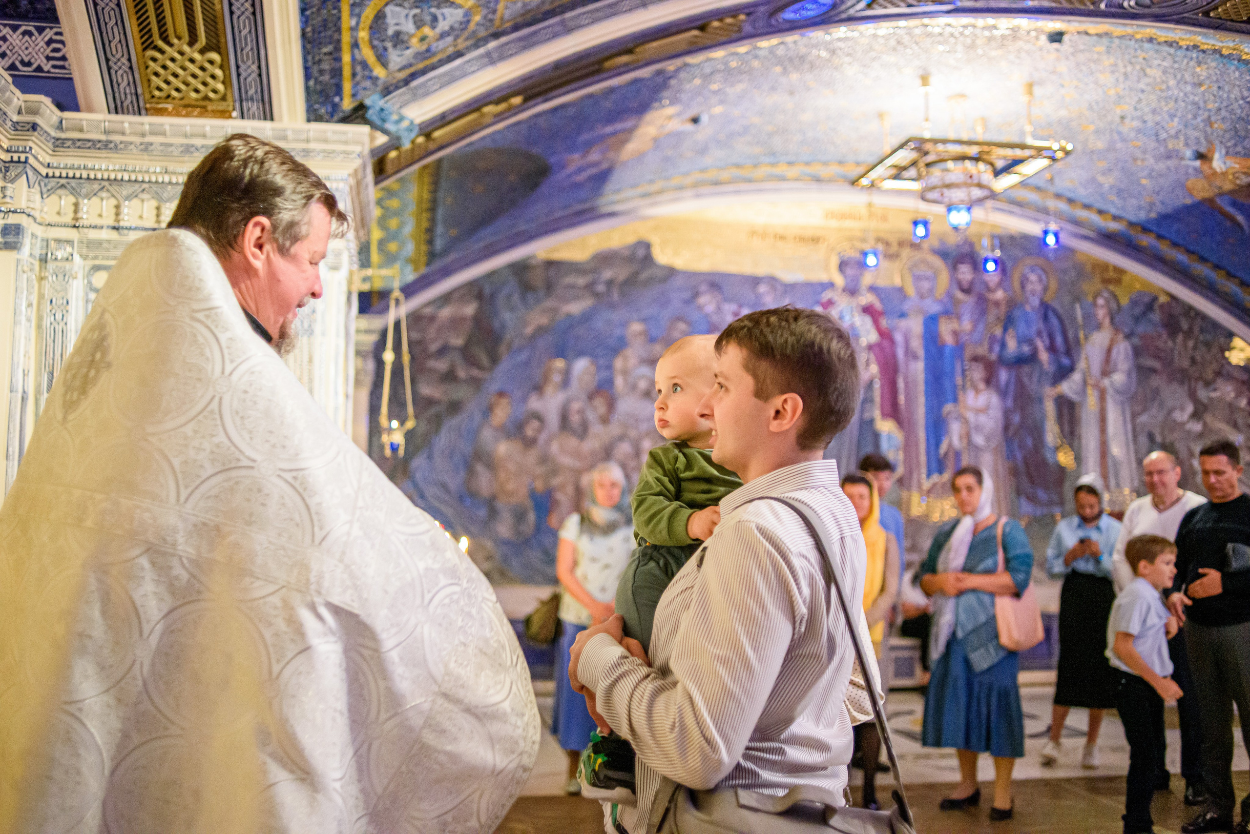 Крещение Михаила. Фотограф Юлия Попова