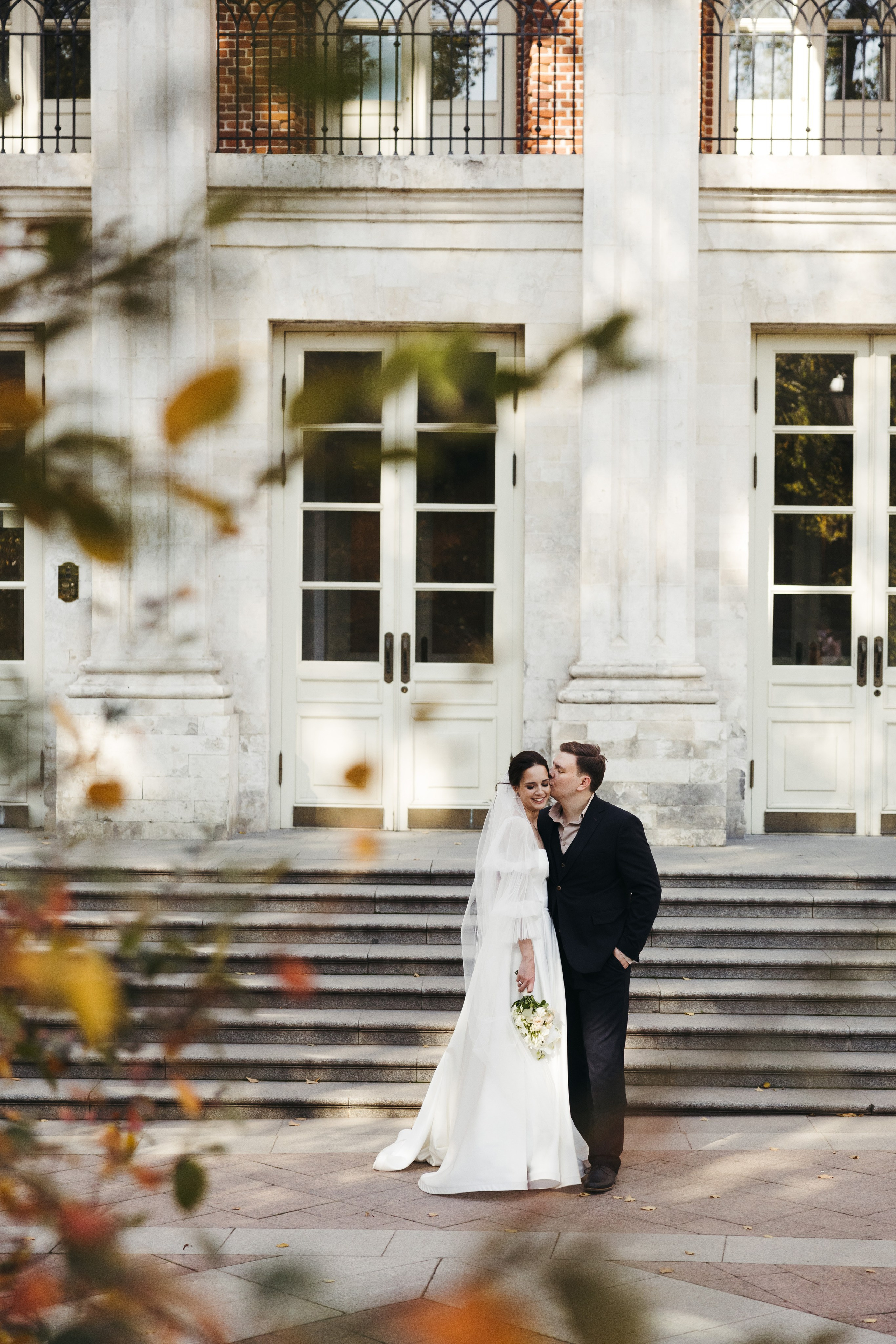 Свадебная фотосессия в парке Царицыно, Банкет в ресторане Пантеон. Свадебный фотограф Москва Анастасия Храмова
