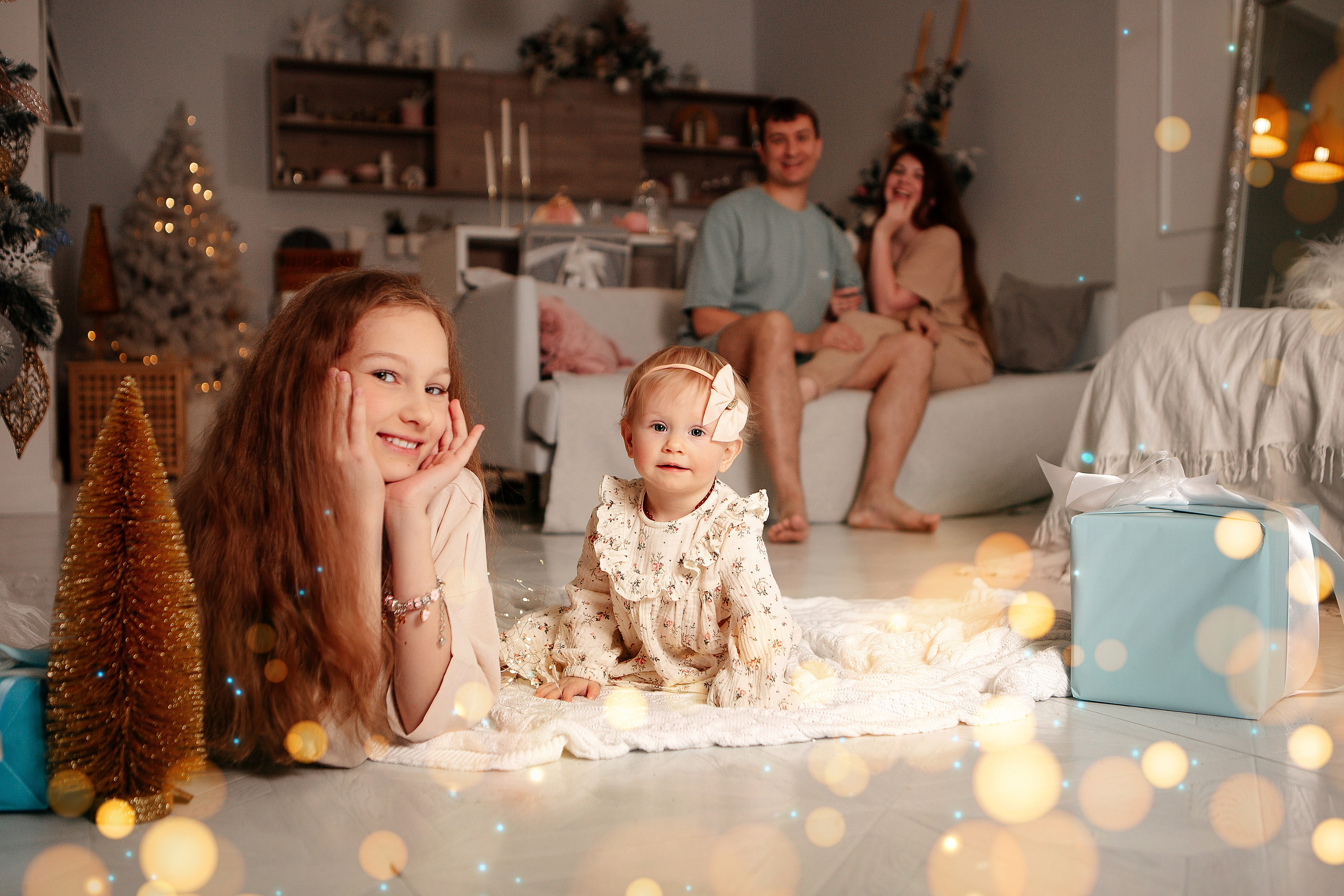 Ольга с семьей. Семейный и детский фотограф в Москве Александра Мак