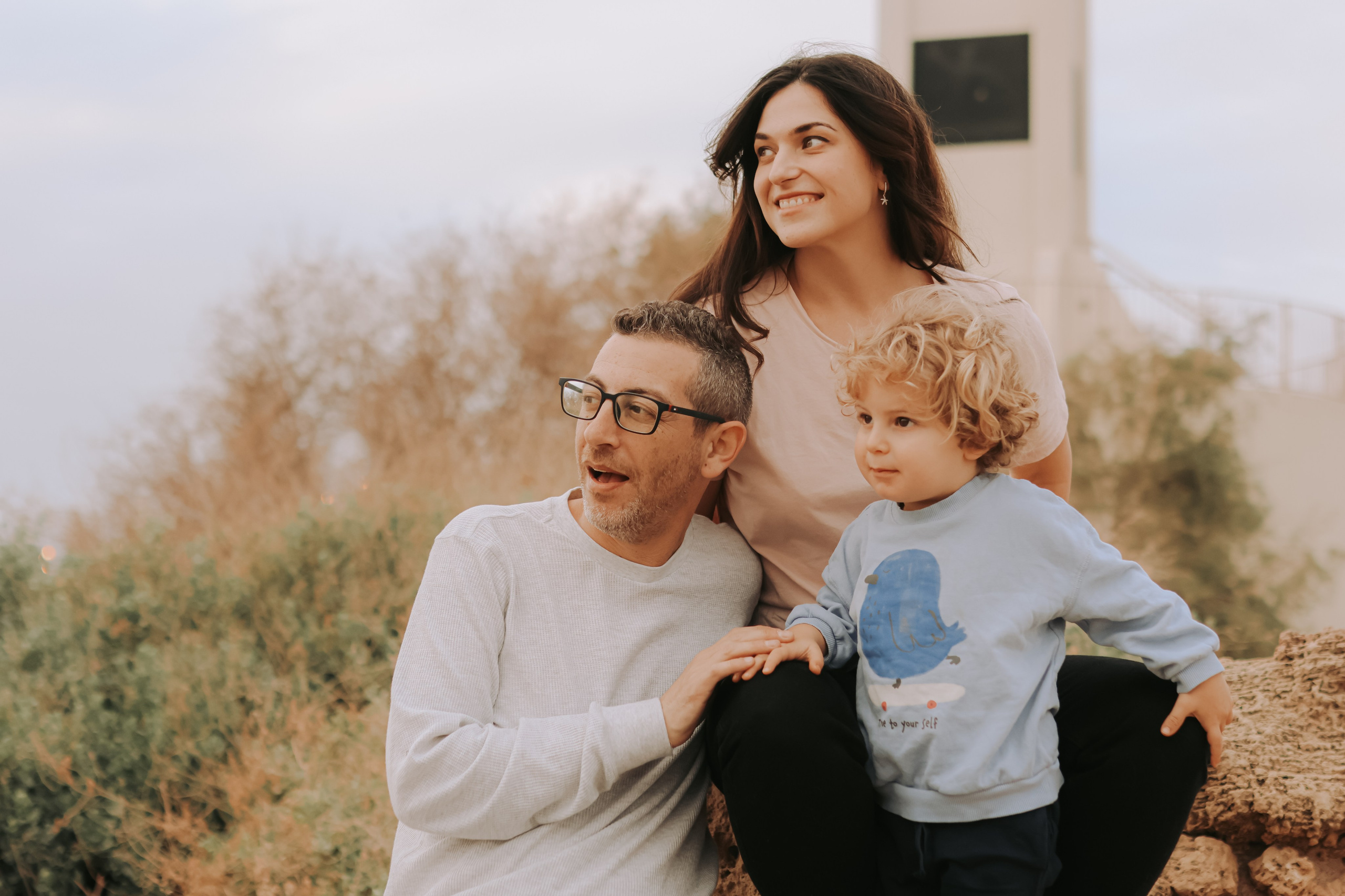 Eithan's family, Tel Aviv | February 2026. Photographer in Israel Alice Milchin