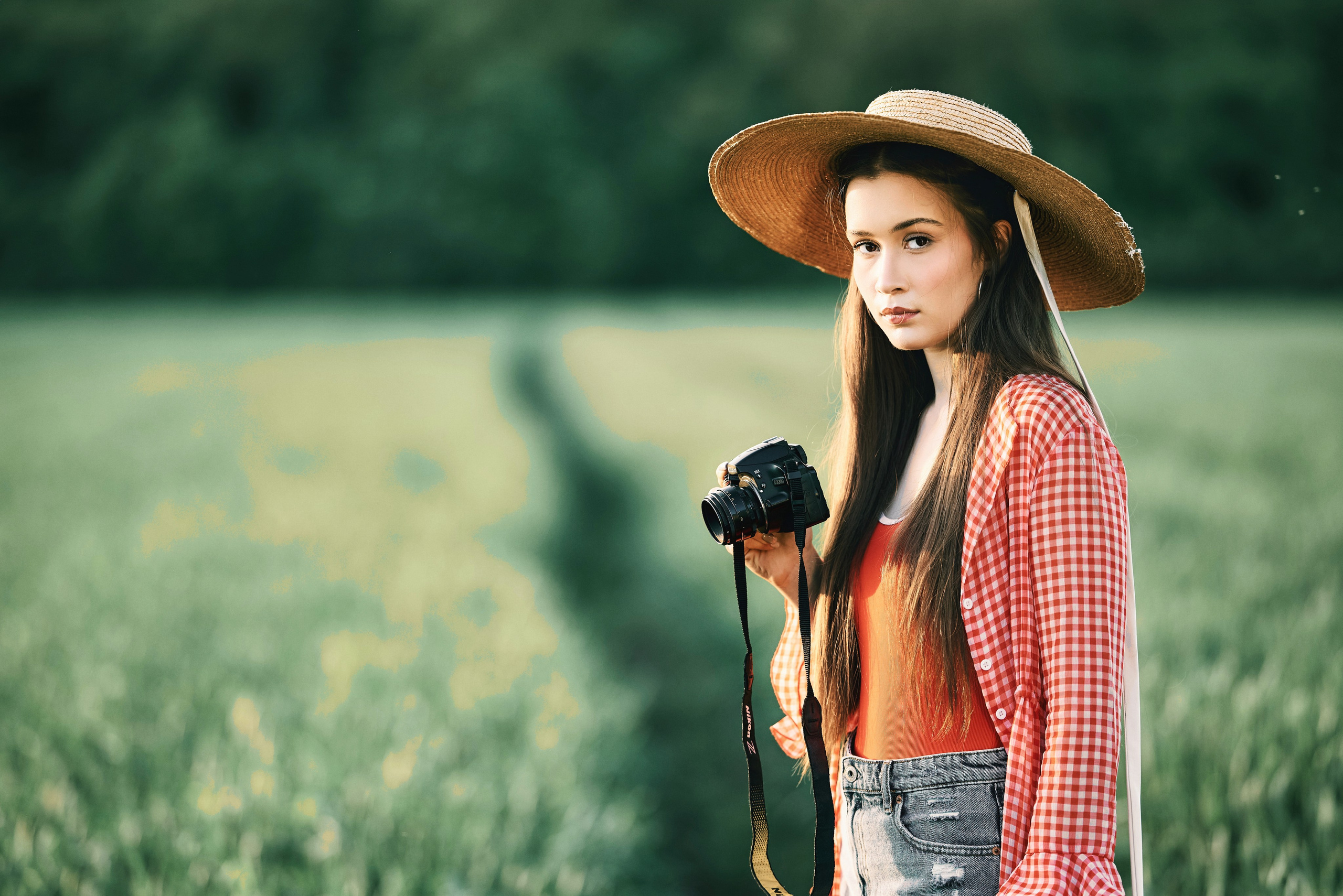 Анна и закат. Фотограф Денис Кривопусков