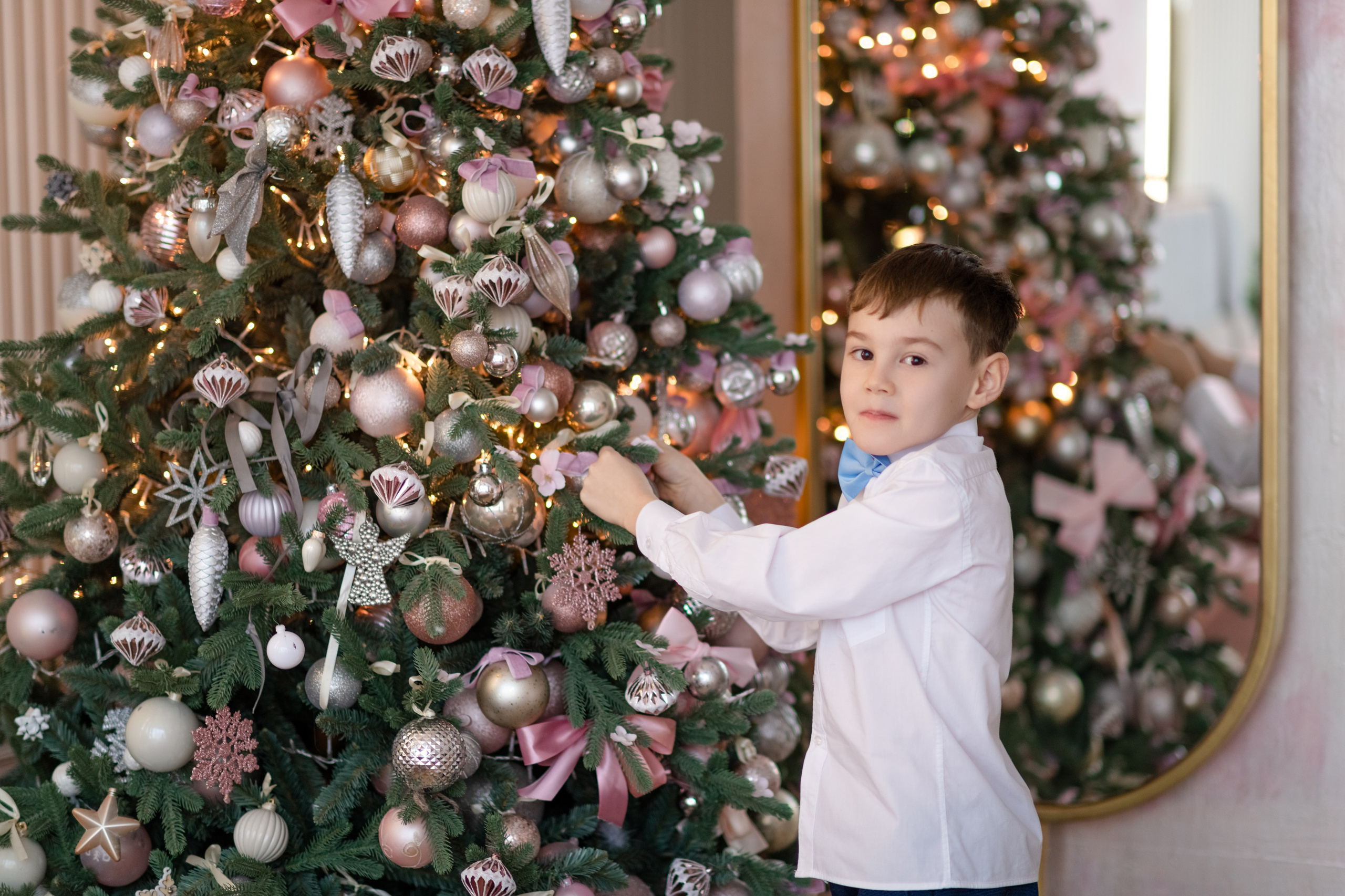 Новогодняя фотосессия для чудесной семьи. Свадебный и семейный фотограф в Санкт-Петербурге Олеся Еремеева