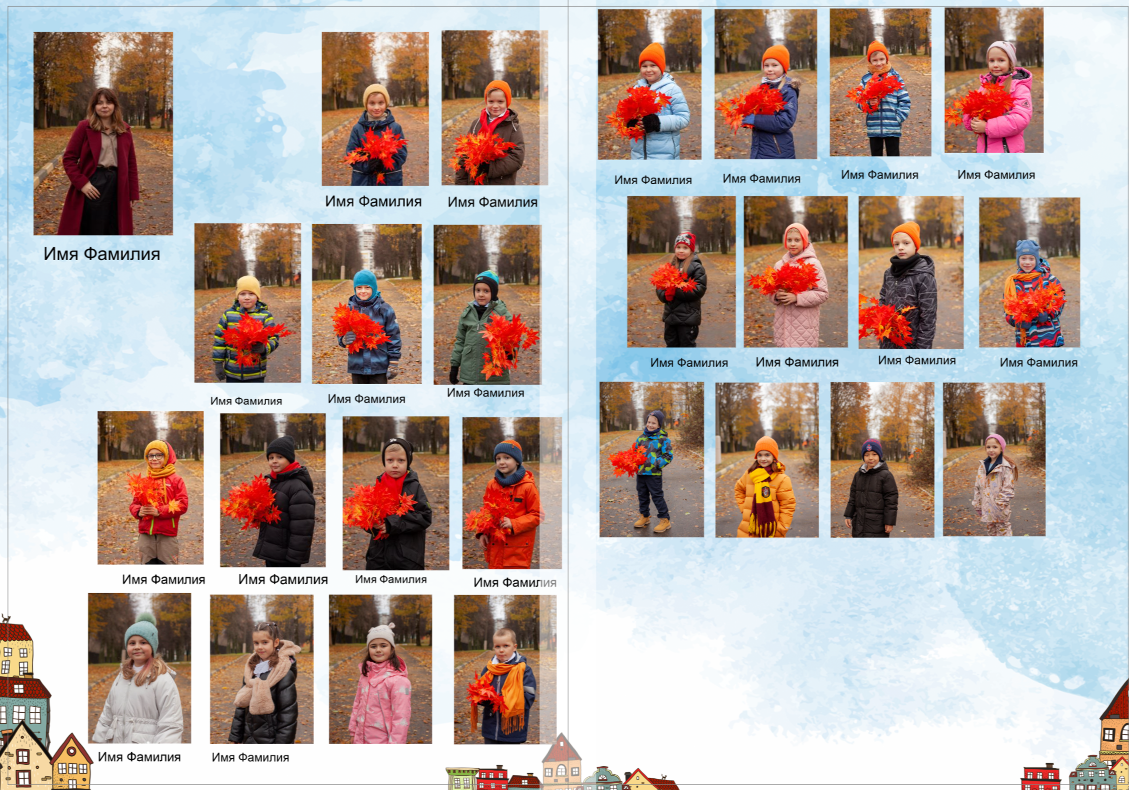 Фотоальбом, 3 разворота, плотные страницы, 2 выезда, 3600р