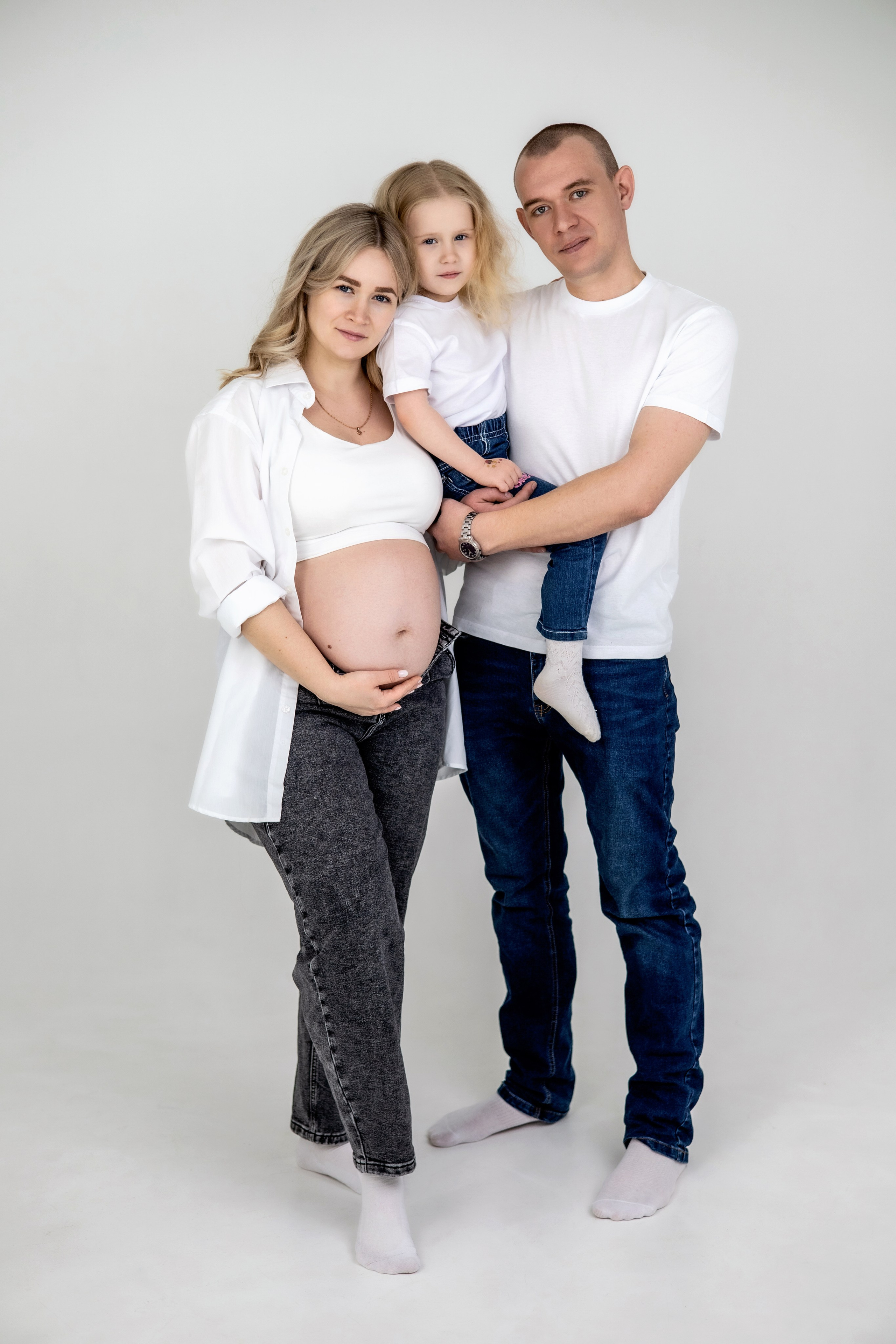 Наташа и семья. Фотограф Надежда Лукьянова